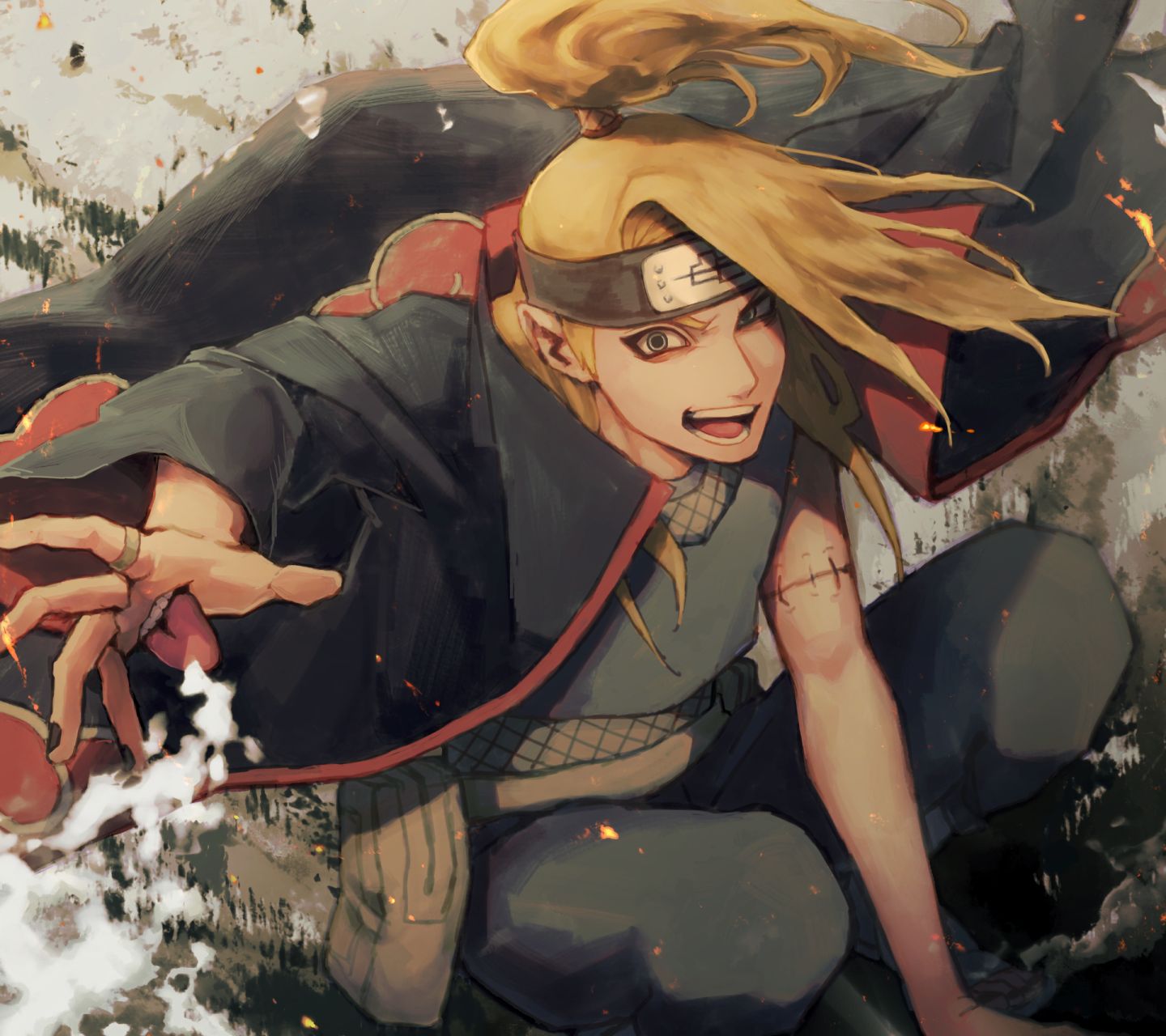 Handy-Wallpaper Naruto, Animes, Deidara (Naruto) kostenlos herunterladen.