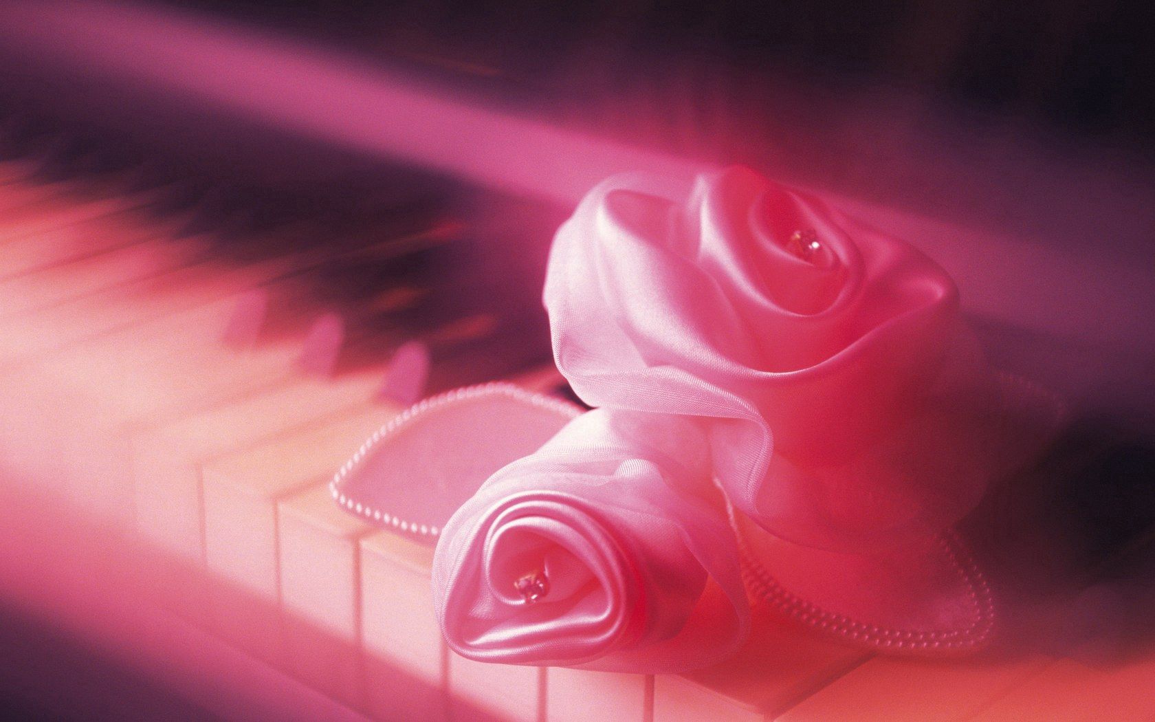 114627 завантажити шпалери різне, роза, троянда, рожевий, ніжний, клавіші, ключі, рожеве, ніжне - заставки і картинки безкоштовно