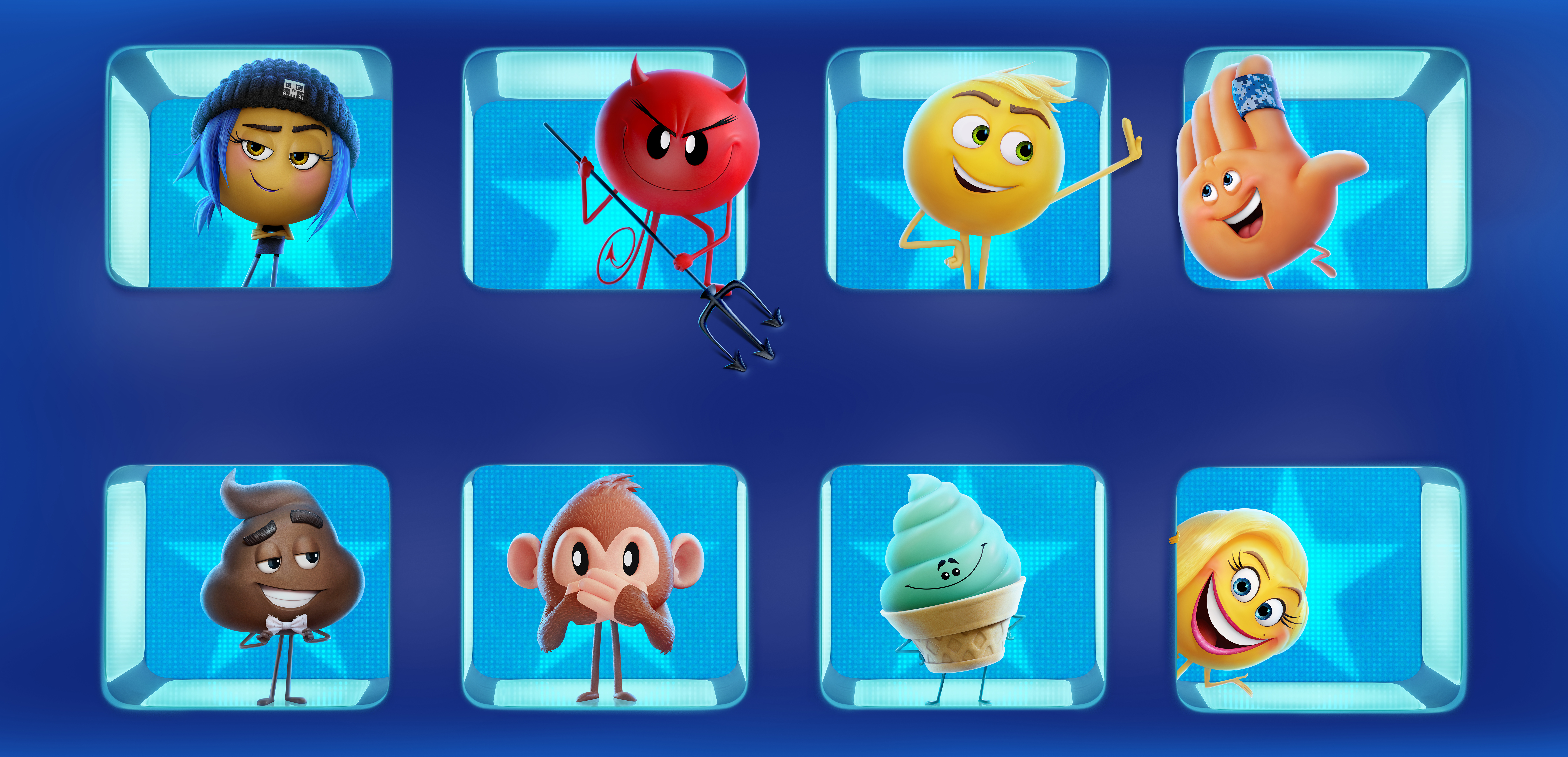 Популярні заставки і фони Джин (The Emoji Movie) на комп'ютер