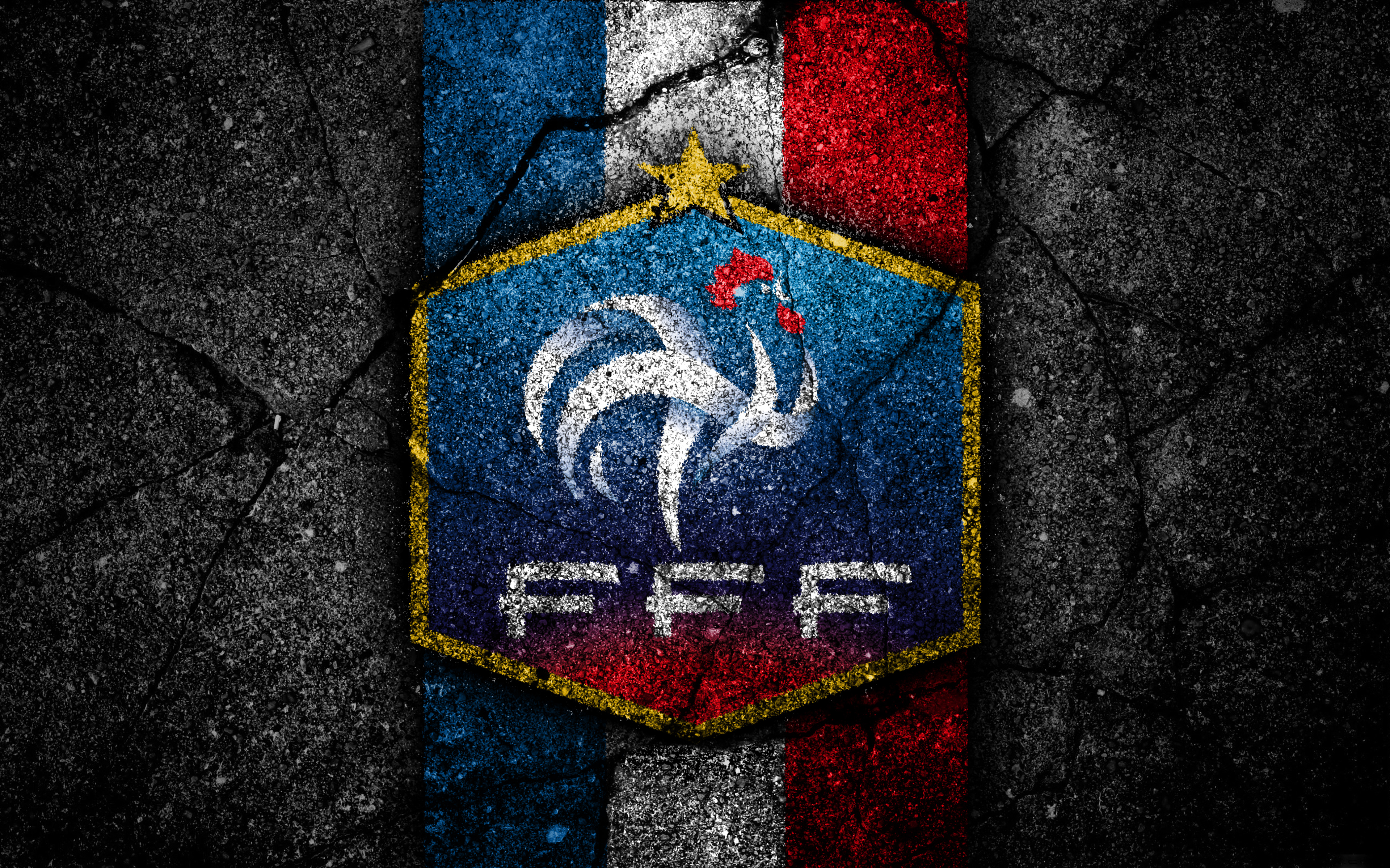 451324 descargar imagen deporte, selección de fútbol de francia, emblema, francia, logo, fútbol: fondos de pantalla y protectores de pantalla gratis
