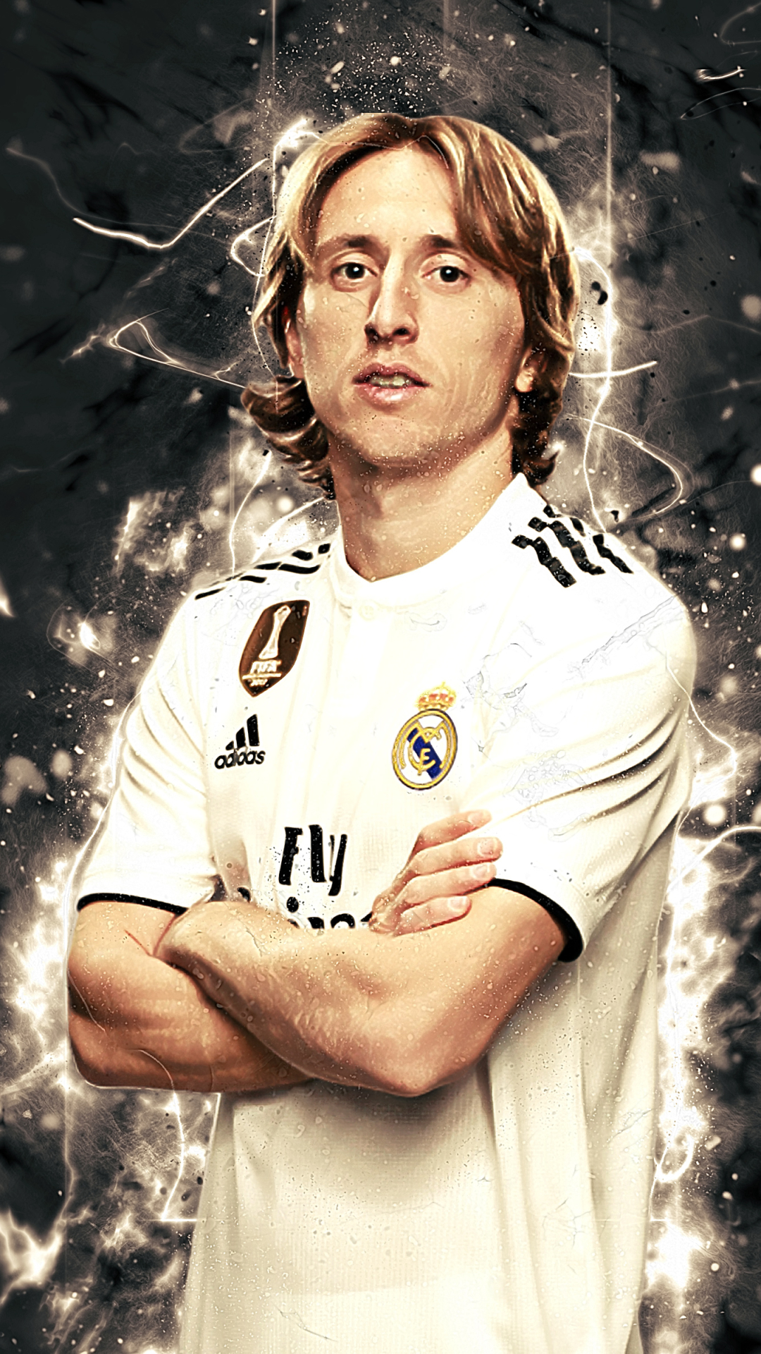 Descarga gratuita de fondo de pantalla para móvil de Fútbol, Deporte, Real Madrid C F, Croata, Luka Modric.
