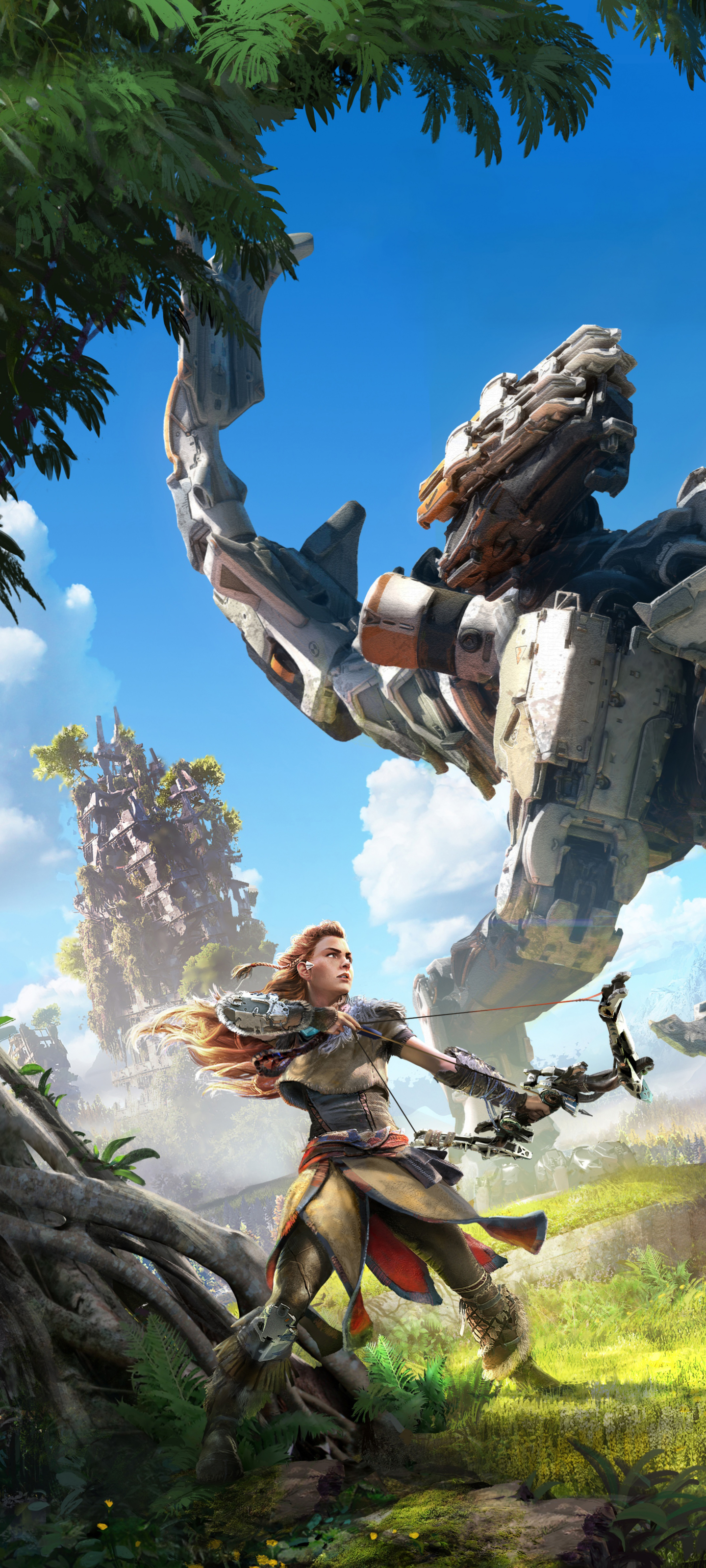 Handy-Wallpaper Computerspiele, Horizon Zero Dawn, Aloy (Horizon Serie) kostenlos herunterladen.