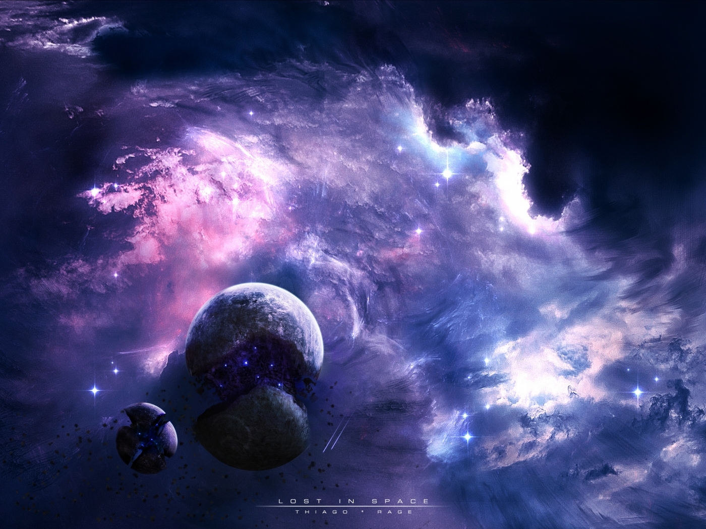 Free download wallpaper Landscape, Universe, Stars, Planets, Fantasy on your PC desktop