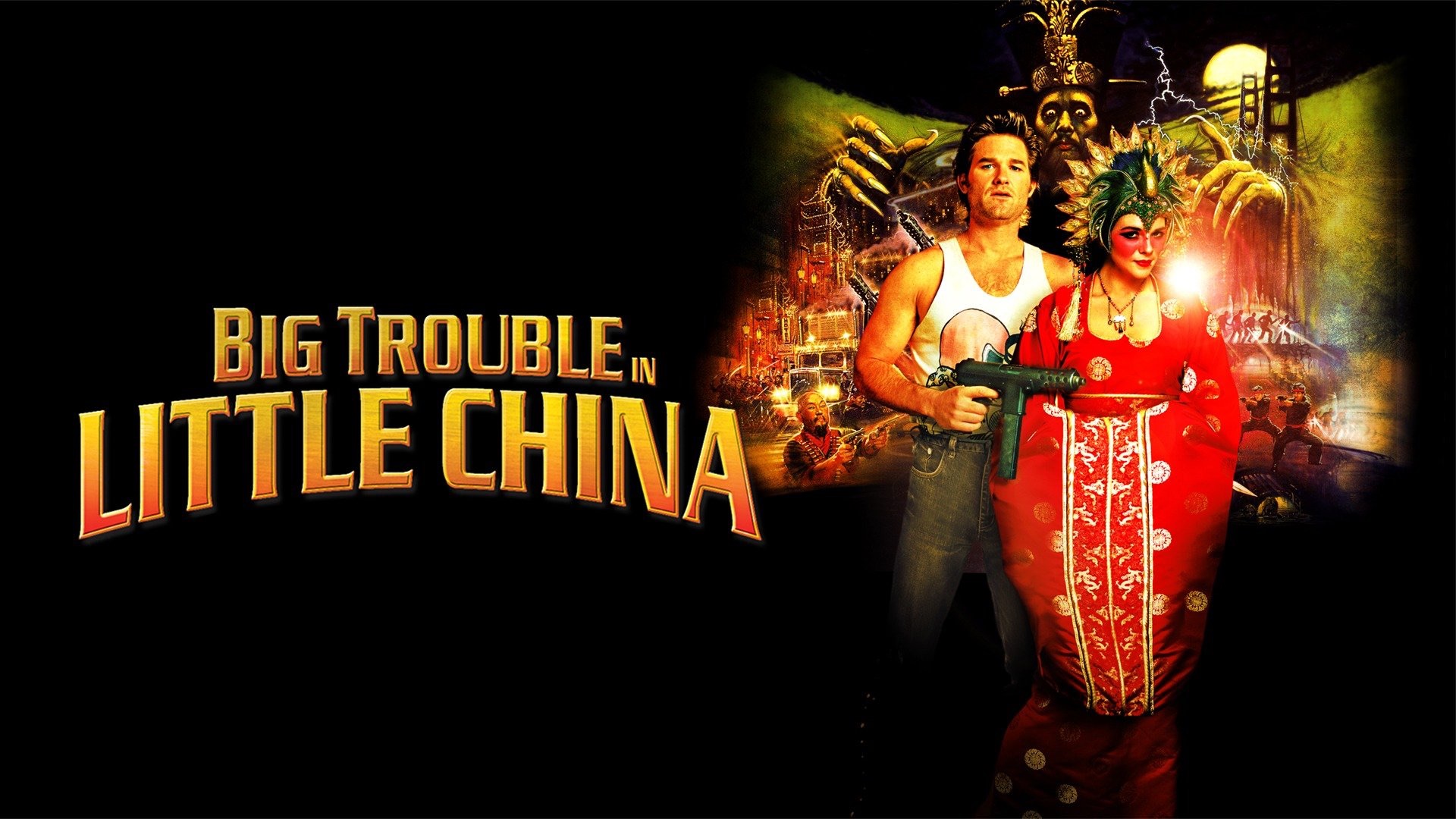 movie, big trouble in little china, kim cattrall, kurt russell