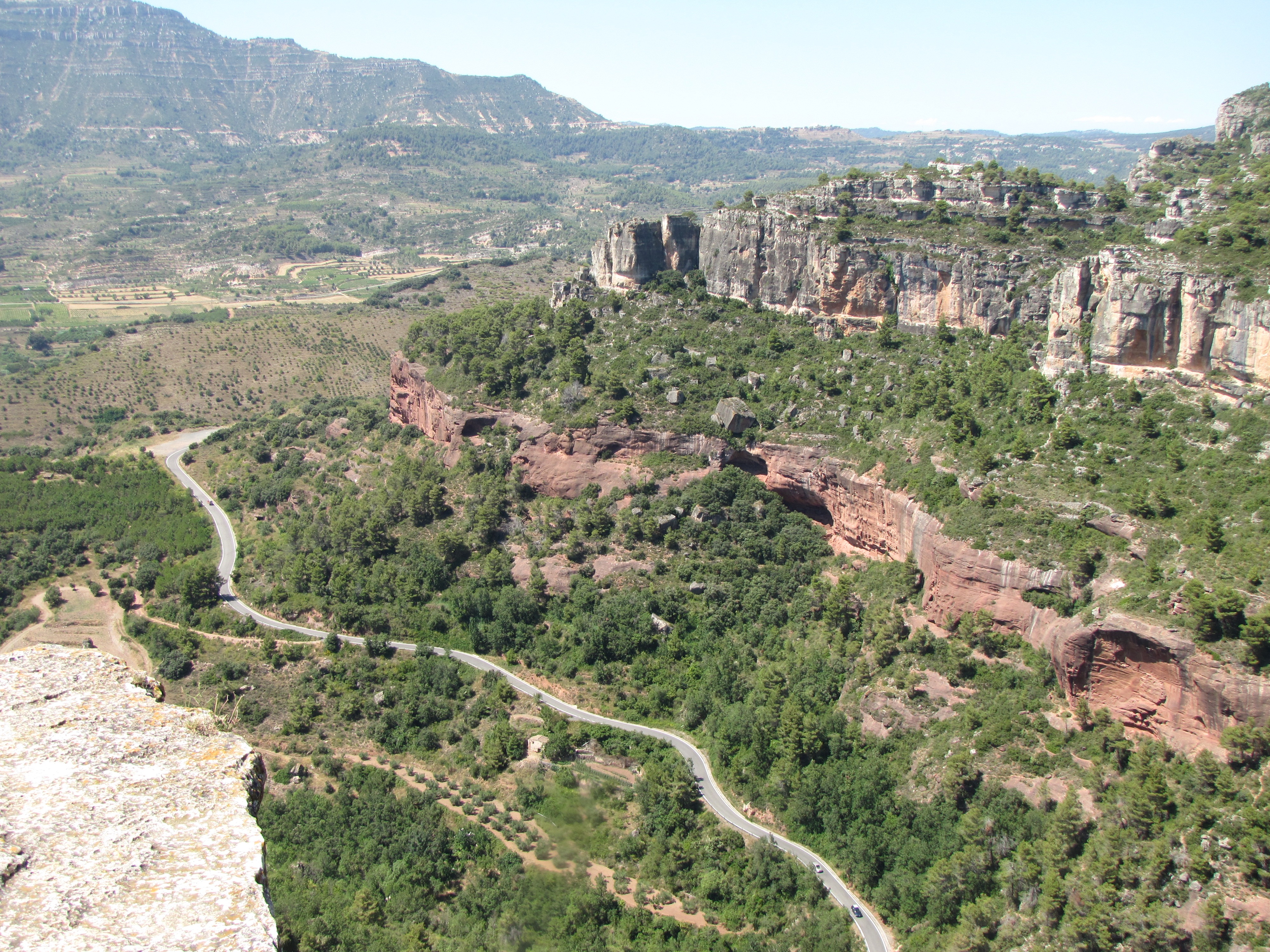 PCデスクトップに山脈, 上から見る, 自然, スペイン, ヨーロッパ画像を無料でダウンロード