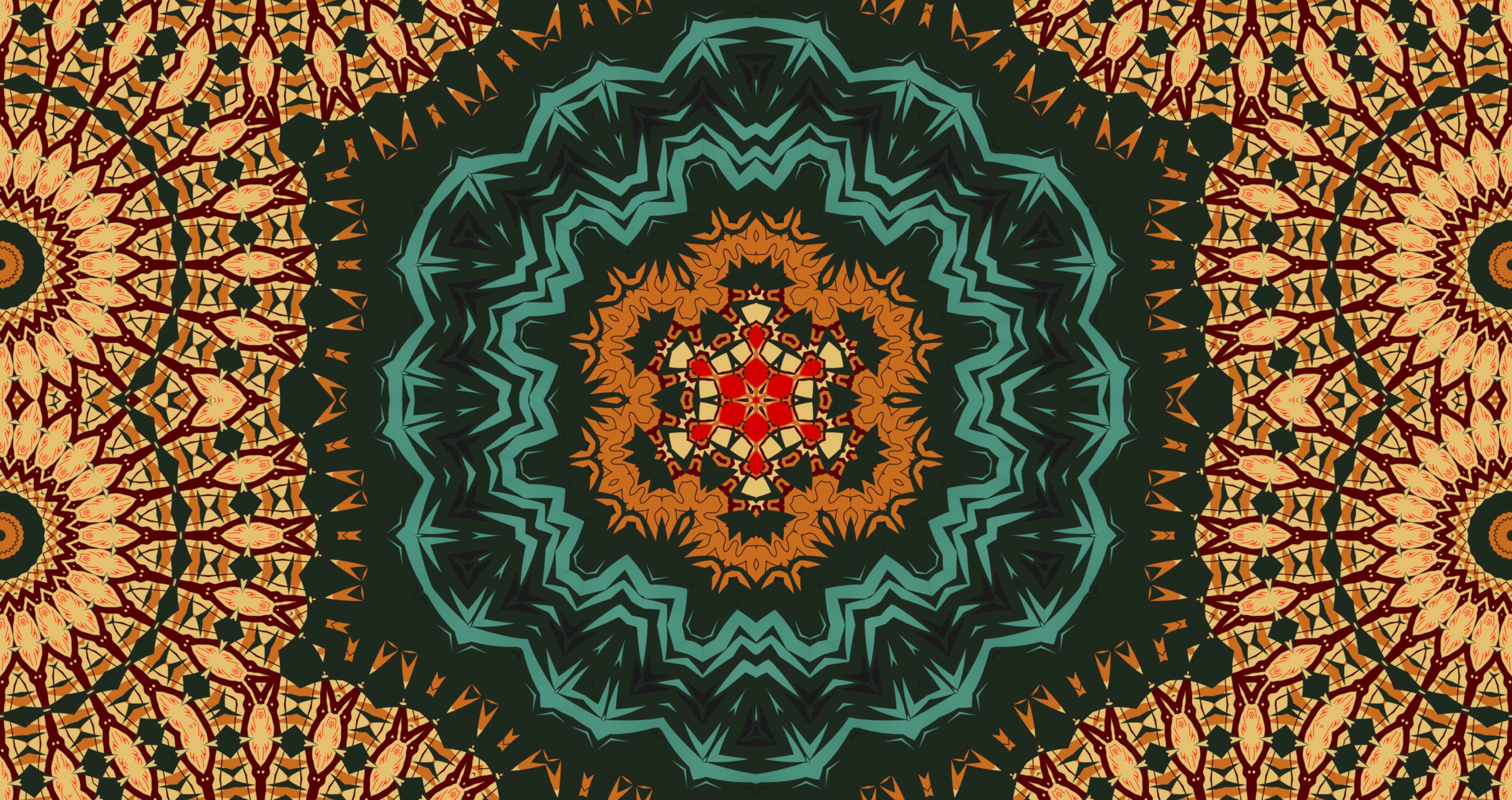 Free download wallpaper Abstract, Pattern, Kaleidoscope on your PC desktop