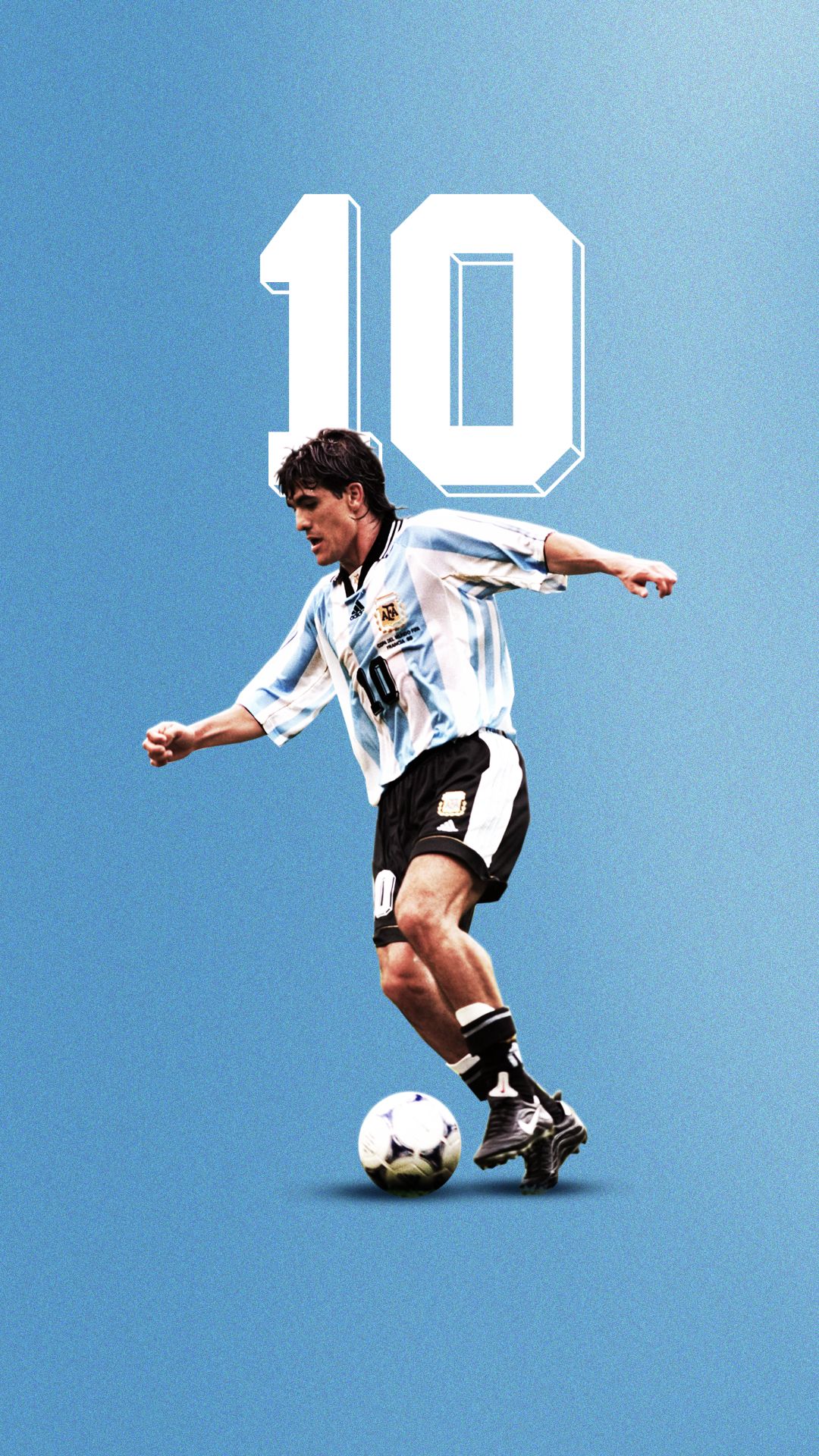無料モバイル壁紙スポーツ, サッカー アルゼンチン代表, アリエル・オルテガをダウンロードします。