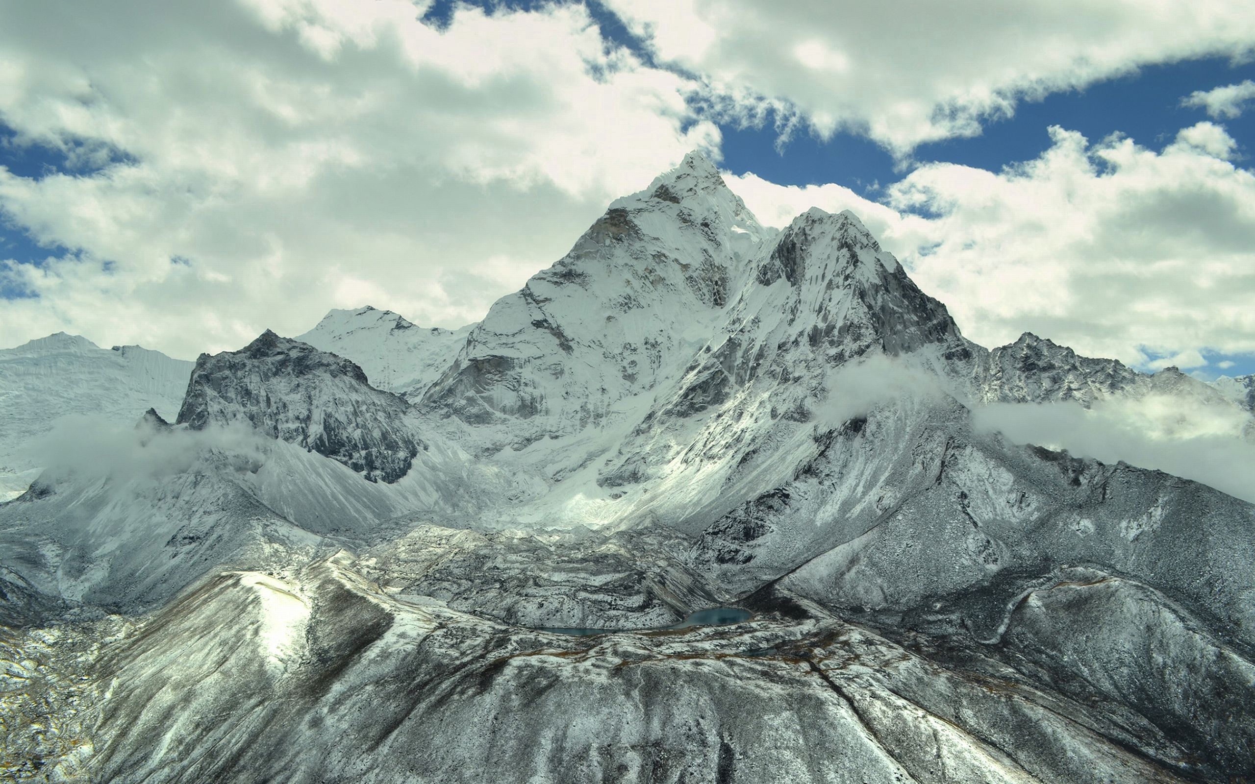 PCデスクトップに自然, スカイ, 山脈, 雪, 輝く, 光, トップス, 頂点画像を無料でダウンロード