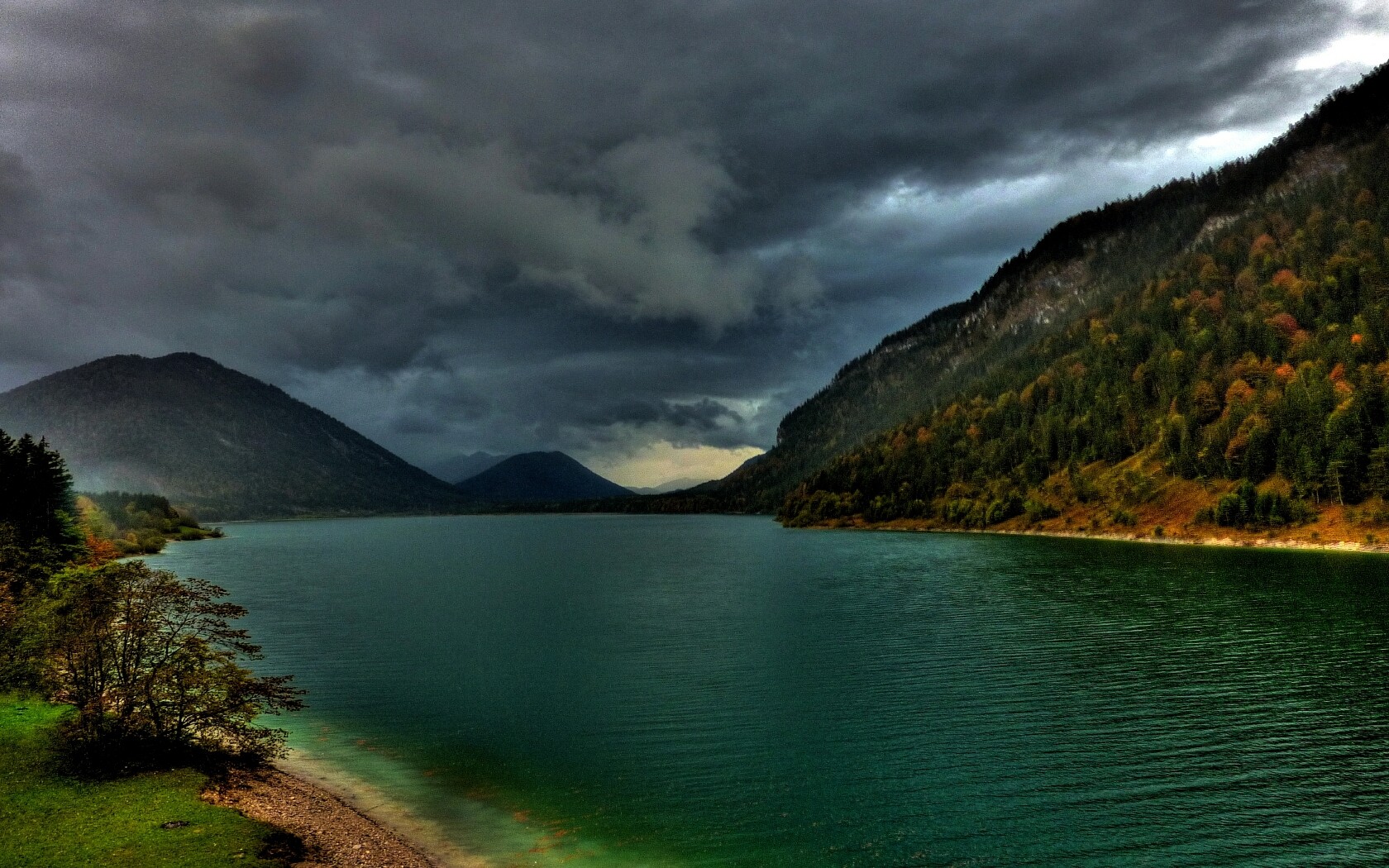 Descarga gratis la imagen Montaña, Lago, Bosque, Nube, Tierra/naturaleza en el escritorio de tu PC