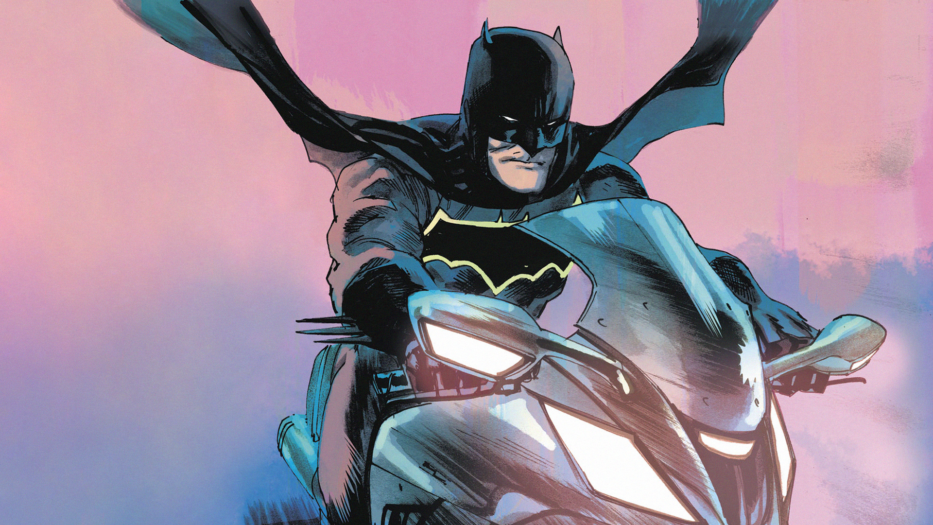 Download mobile wallpaper Batman, Bike, Comics, Dc Comics for free.