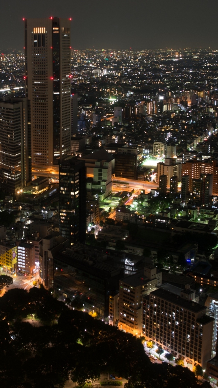 Handy-Wallpaper Städte, Japan, Tokio, Nacht, Menschengemacht kostenlos herunterladen.