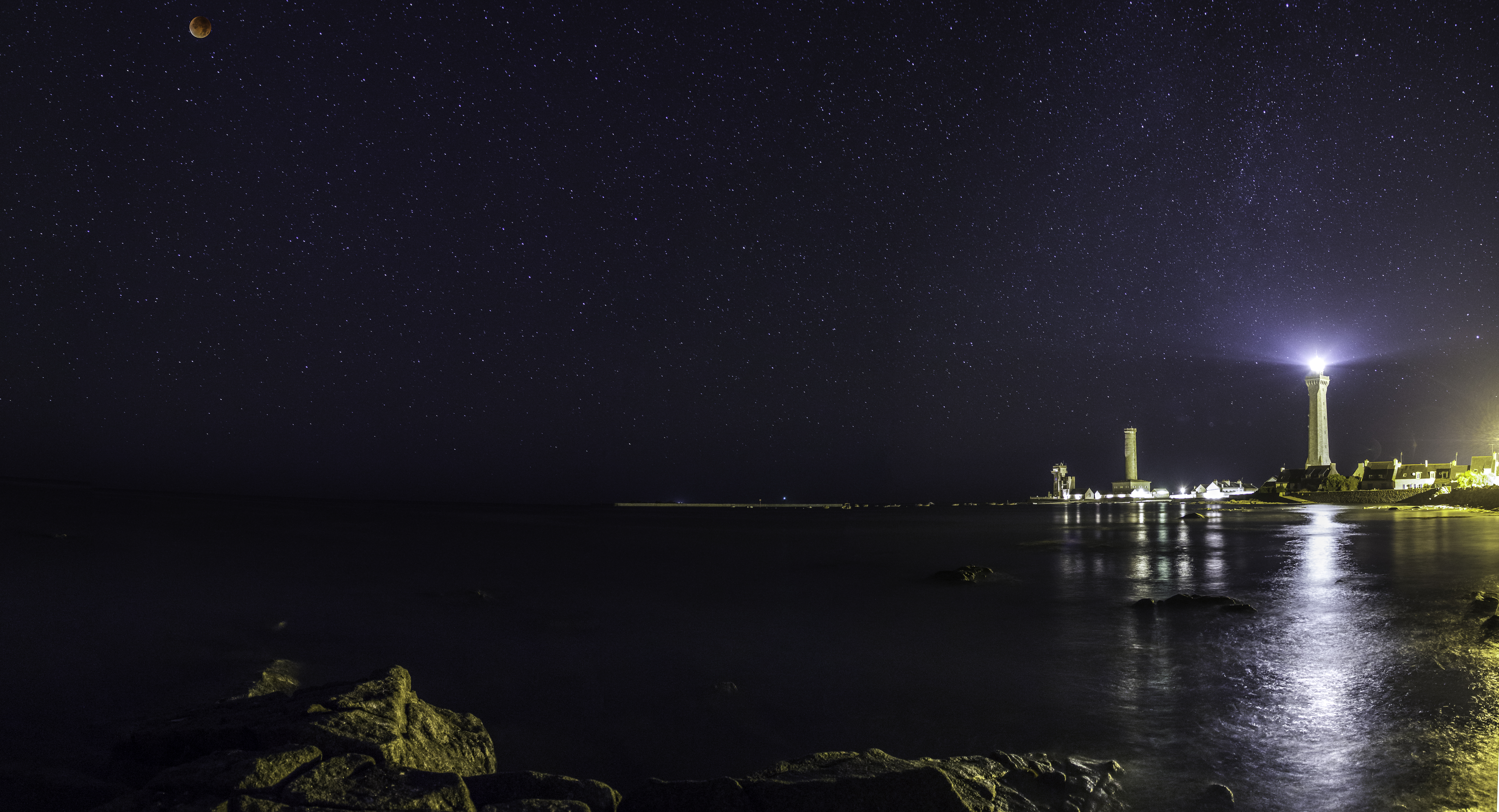 Download mobile wallpaper Sea, Lighthouse, Man Made for free.