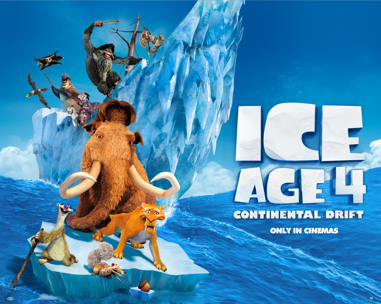 movie, ice age: continental drift