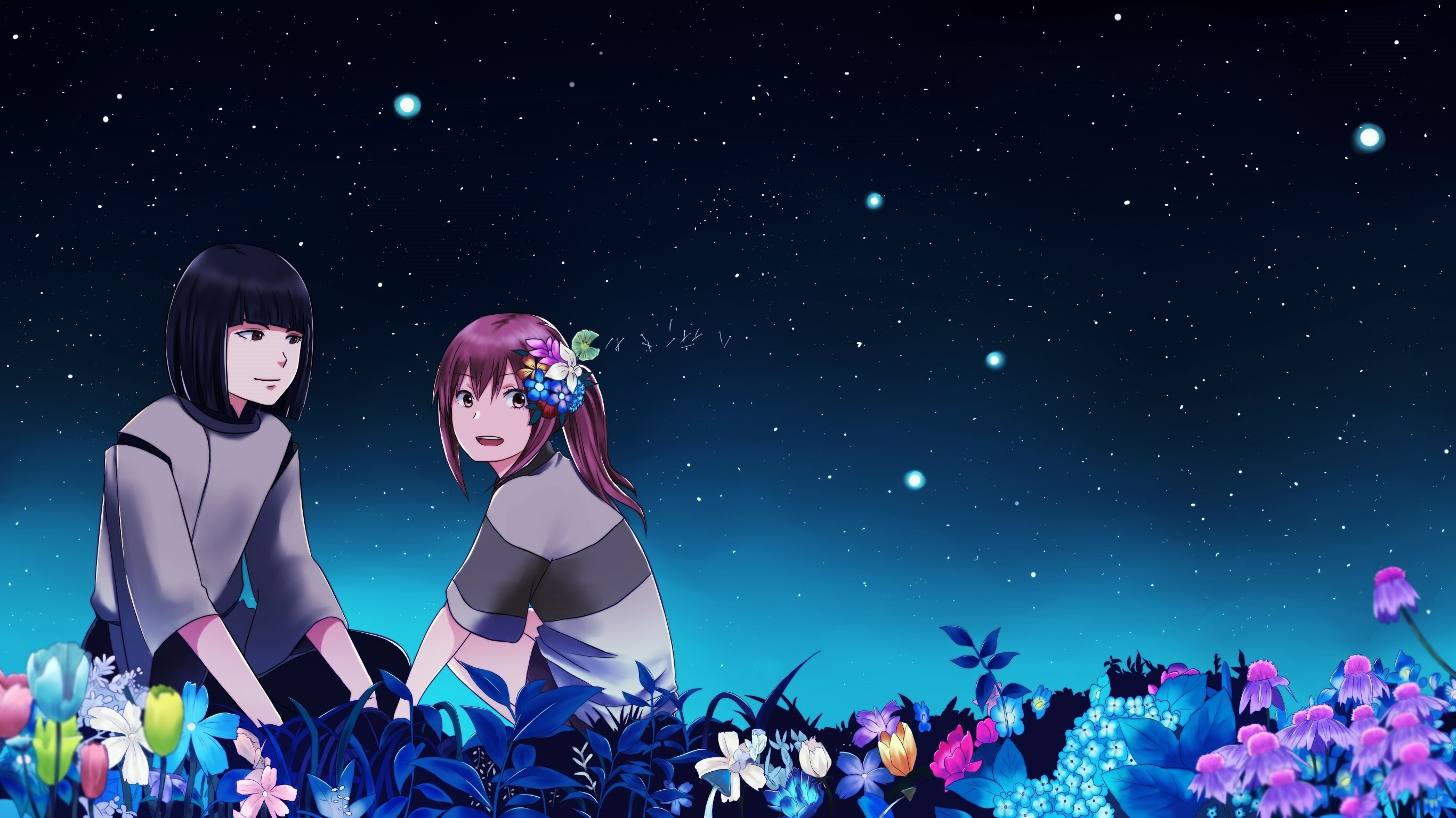 1019067 Hintergrundbild herunterladen animes, chihiros reise ins zauberland, chihiro (weggezaubert), haku (weggezaubert) - Bildschirmschoner und Bilder kostenlos