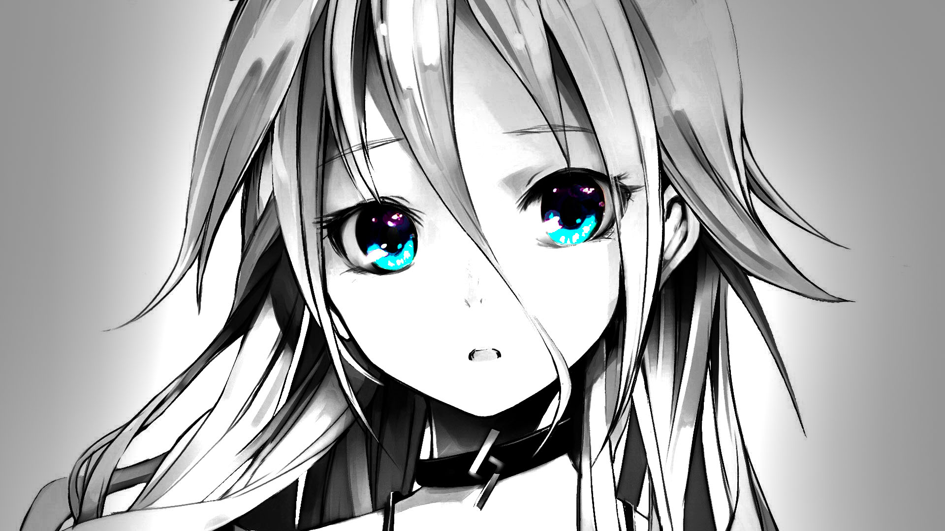 Laden Sie das Einfarbig, Vocaloid, Animes, Ia (Vocaloid)-Bild kostenlos auf Ihren PC-Desktop herunter