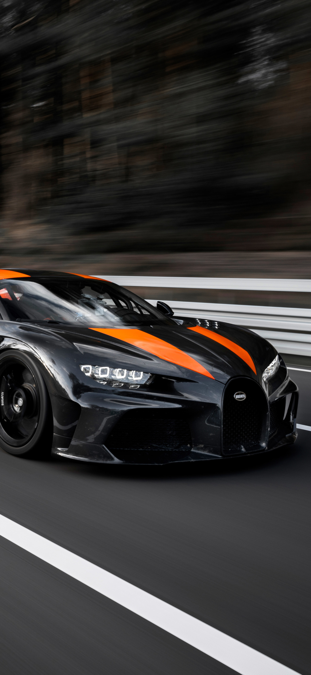 Download mobile wallpaper Bugatti, Car, Supercar, Bugatti Chiron, Vehicles, Black Car, Bugatti Chiron Sport for free.