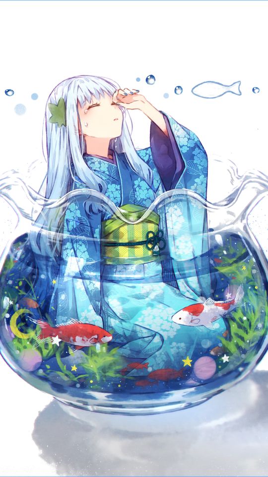 Download mobile wallpaper Anime, Kimono, Original for free.