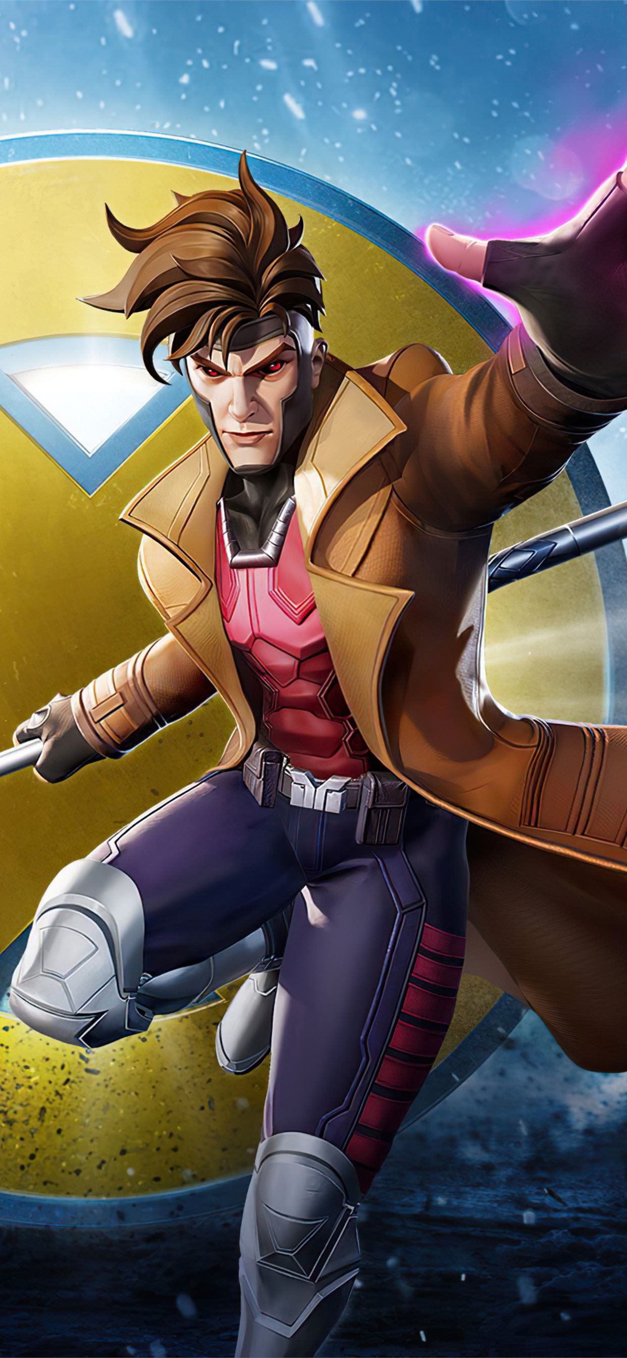 Download mobile wallpaper Mutant, Video Game, Gambit (Marvel Comics), Marvel Super War for free.