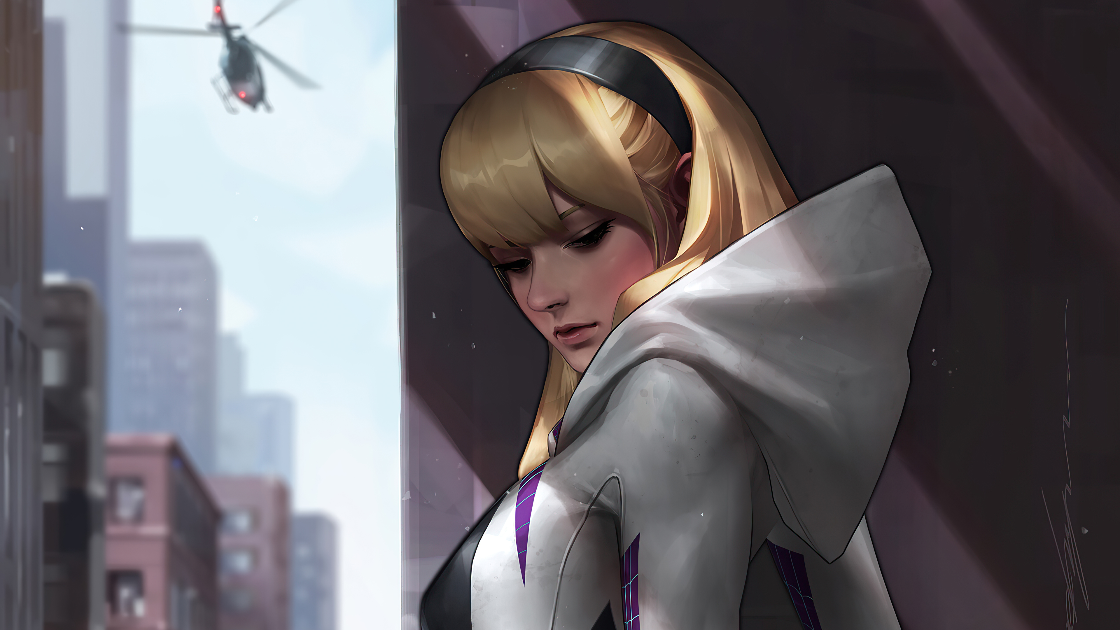 Download mobile wallpaper Blonde, Comics, Gwen Stacy, Spider Gwen for free.