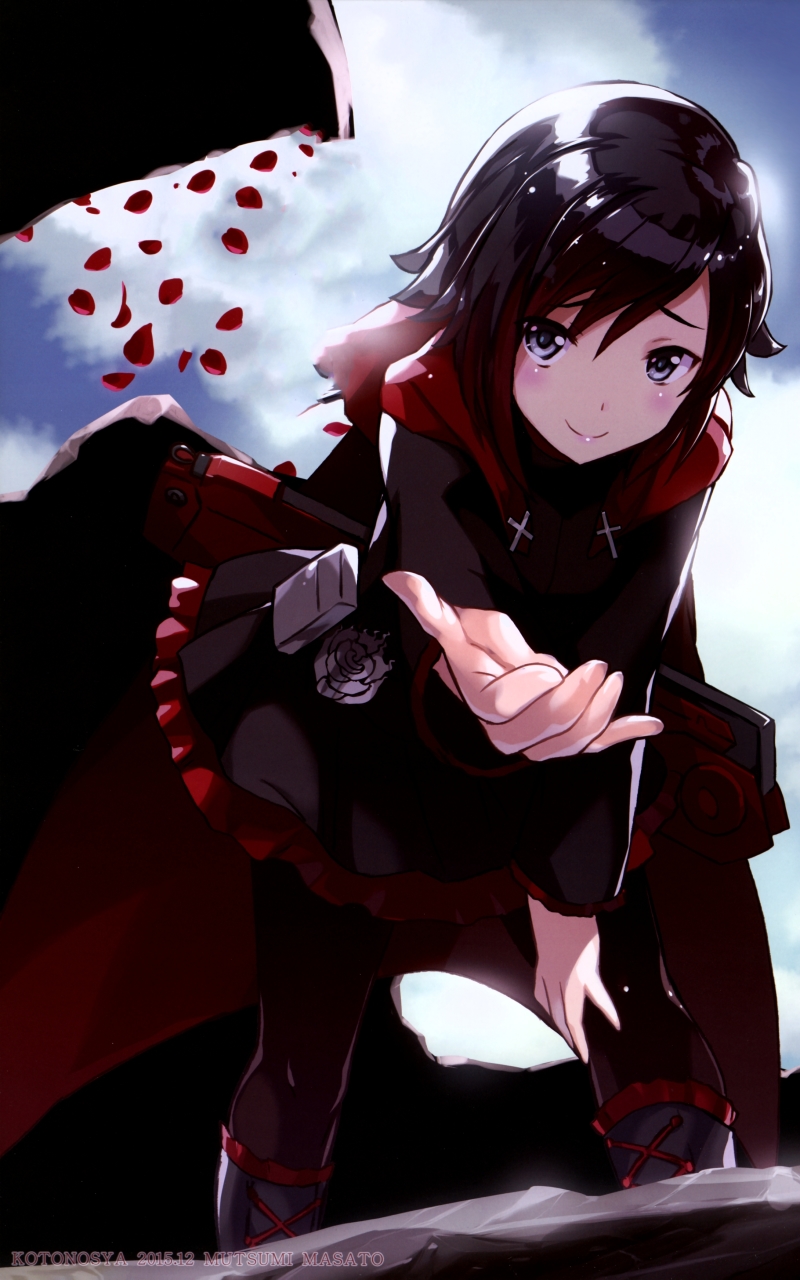 Скачати мобільні шпалери Аніме, Rwby, Ruby Rose (Rwby) безкоштовно.