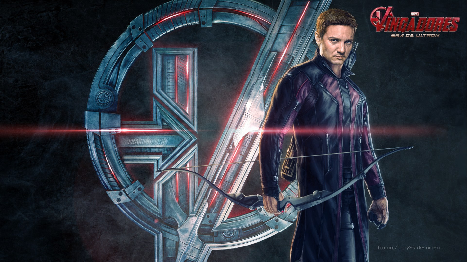 Download mobile wallpaper Avengers: Age Of Ultron, Hawkeye, Jeremy Renner, The Avengers, Movie, Logo for free.