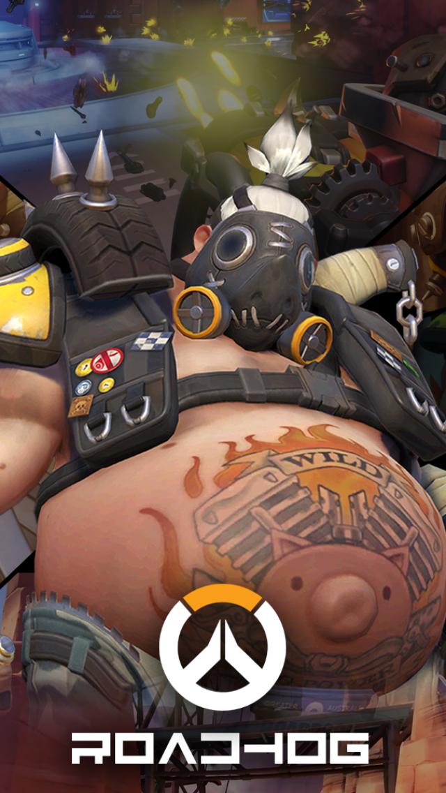 Download mobile wallpaper Overwatch, Video Game, Roadhog (Overwatch) for free.