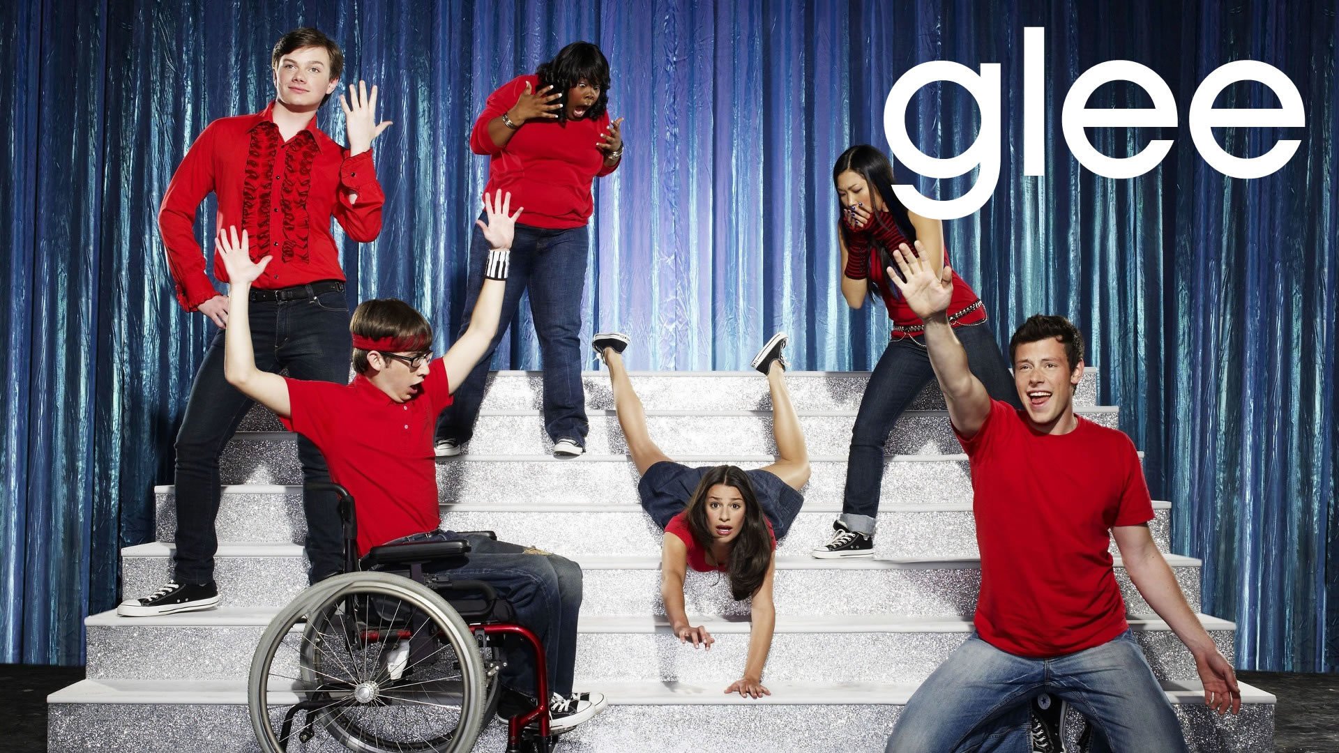 Laden Sie das Fernsehserien, Glee-Bild kostenlos auf Ihren PC-Desktop herunter