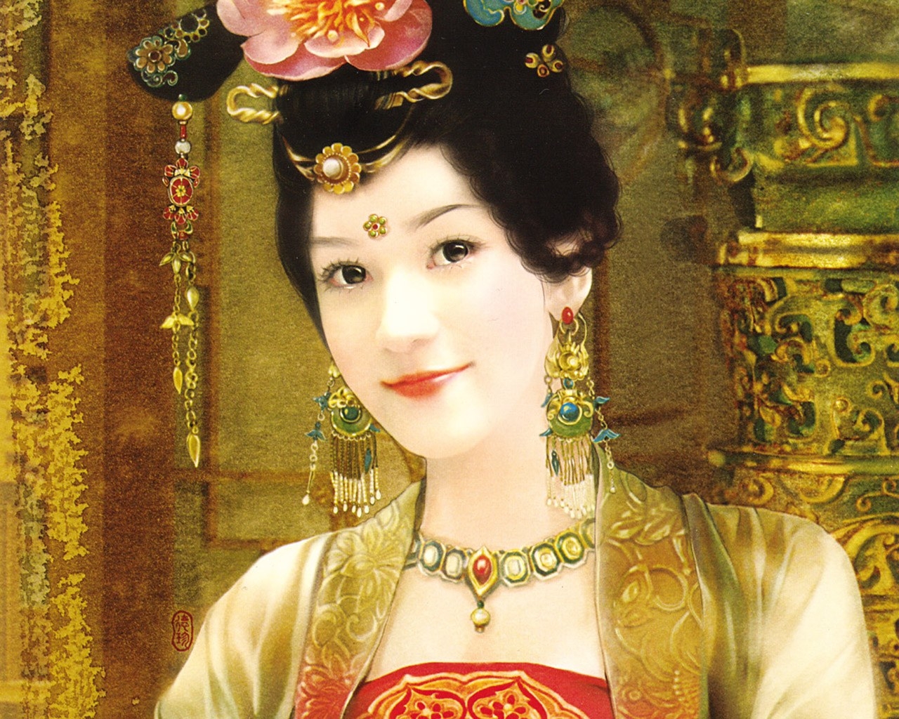 artistic, the ancient chinese beauty