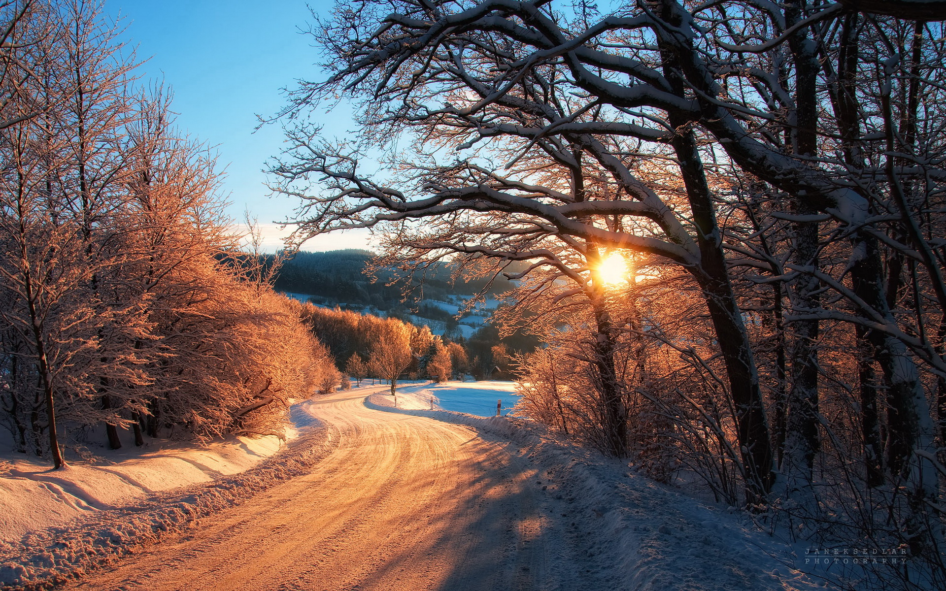 Baixe gratuitamente a imagem Inverno, Neve, Estrada, Feito Pelo Homem na área de trabalho do seu PC