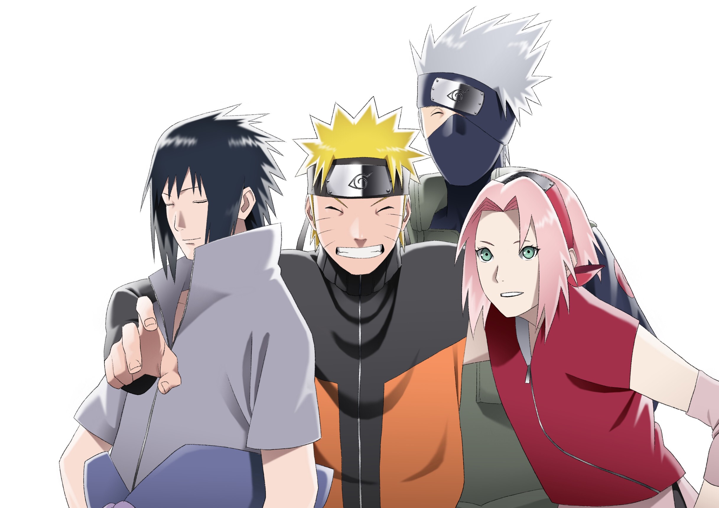 Téléchargez gratuitement l'image Naruto, Animé, Sasuke Uchiwa, Sakura Haruno, Naruto Uzumaki, Kakashi Hatake sur le bureau de votre PC