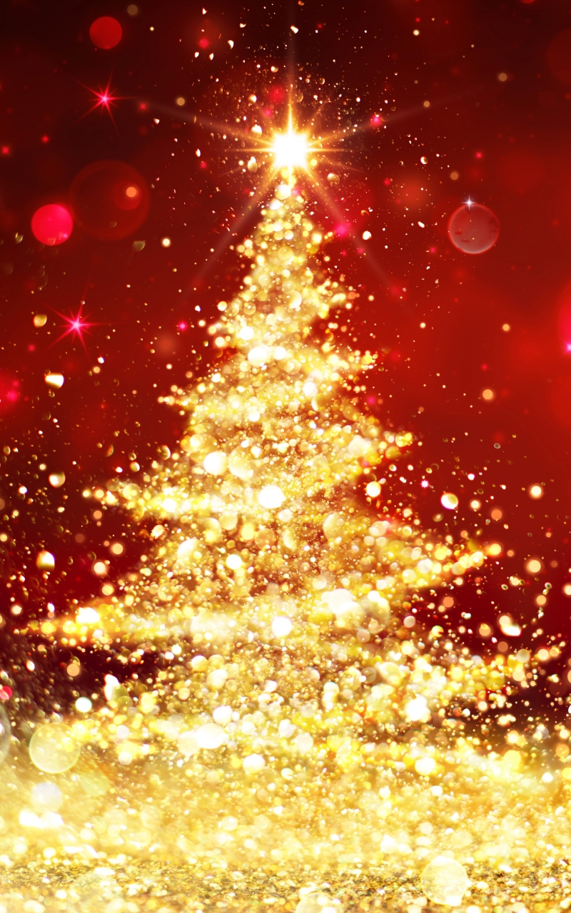 Download mobile wallpaper Light, Christmas, Holiday, Christmas Tree for free.