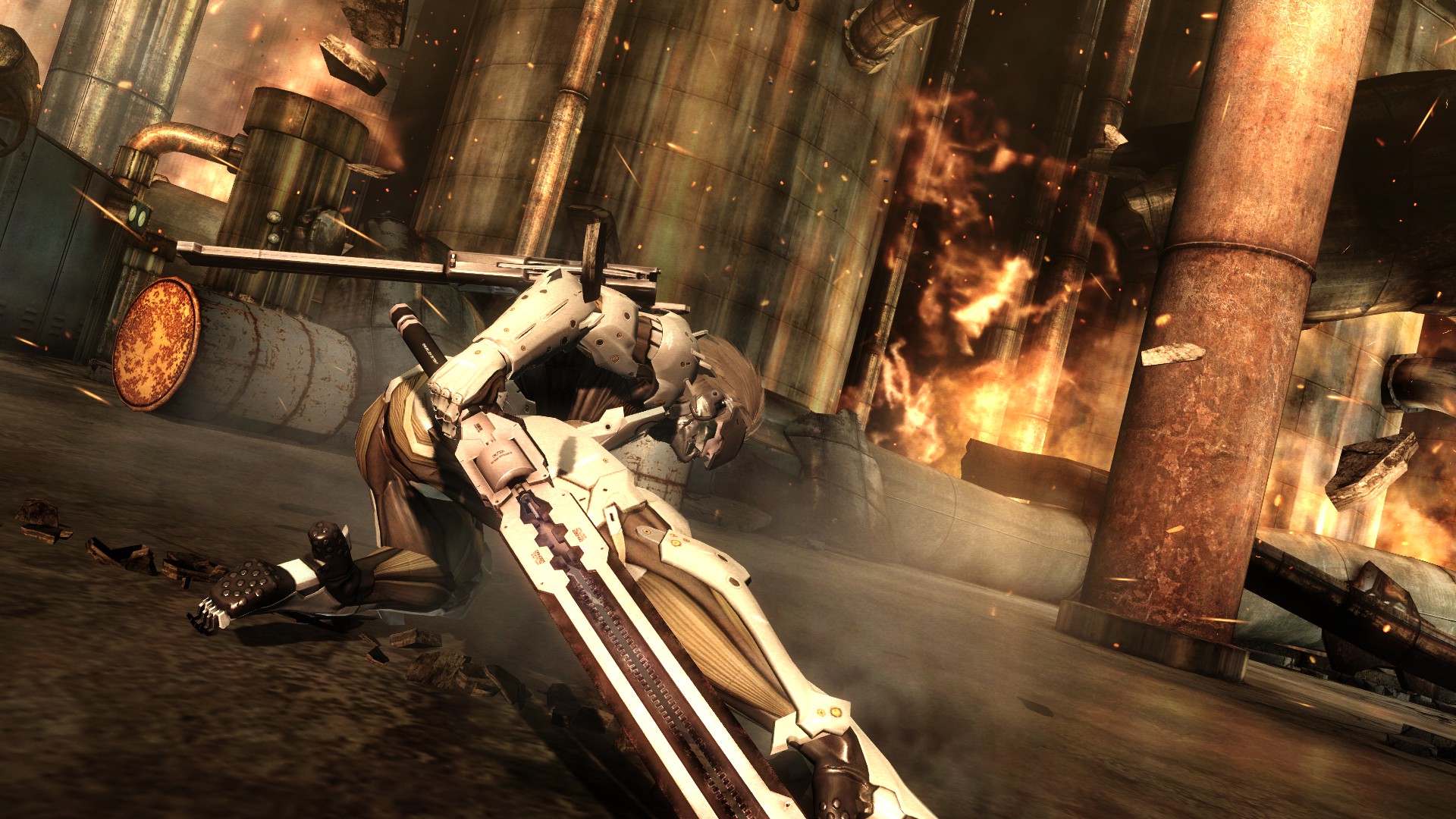 video game, metal gear, raiden (metal gear), sword