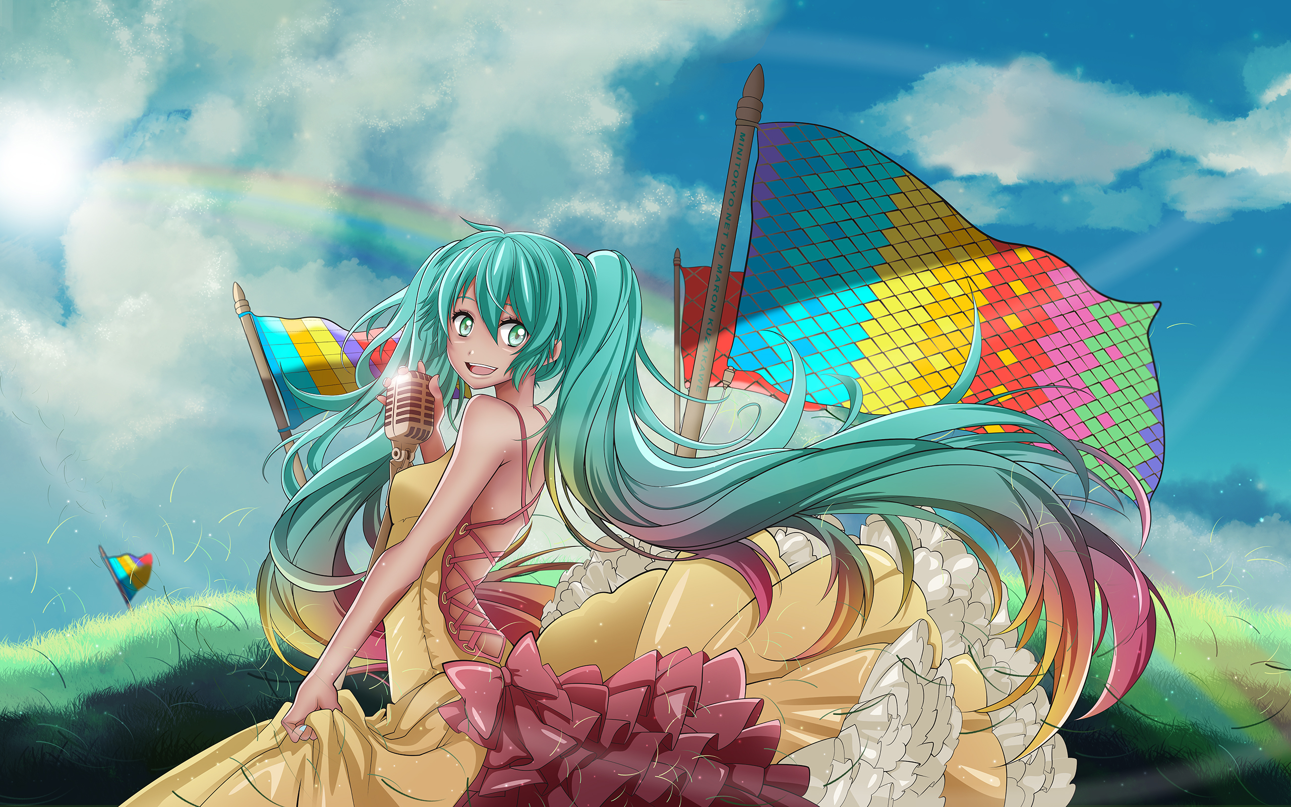 Handy-Wallpaper Vocaloid, Hatsune Miku, Animes kostenlos herunterladen.