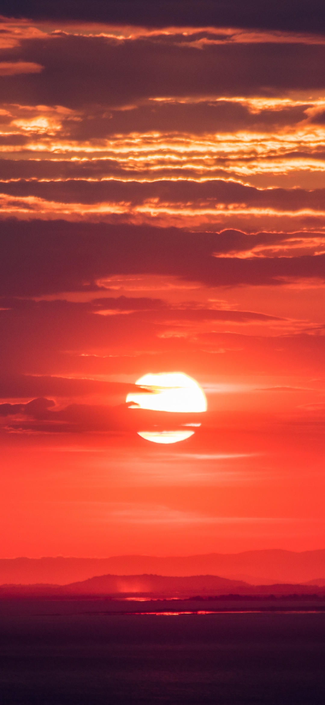 Descarga gratuita de fondo de pantalla para móvil de Naturaleza, Cielo, Sol, Horizonte, Nube, Atardecer, Tierra/naturaleza.