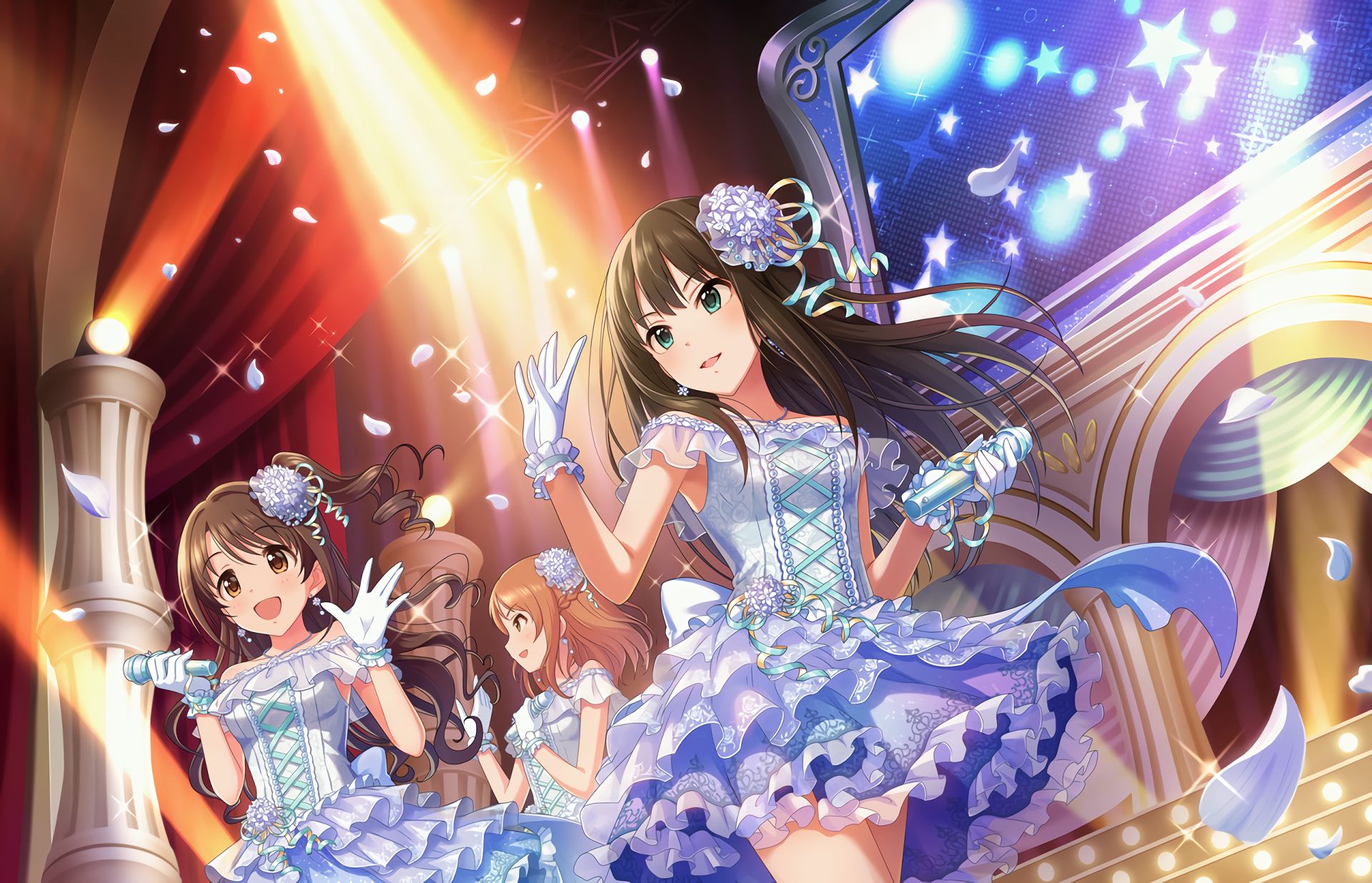 anime, the idolm@ster: cinderella girls starlight stage, karen houjou, rin shibuya, uzuki shimamura, the idolm@ster