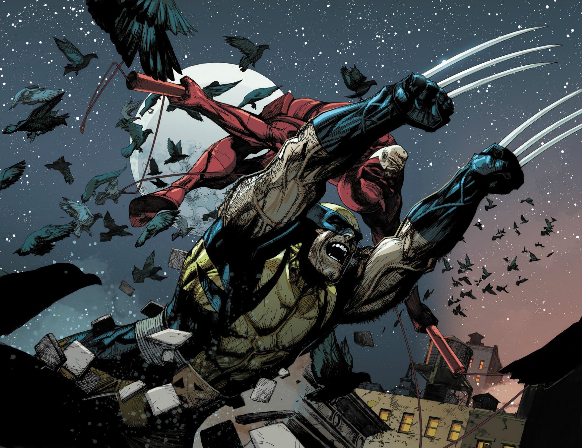 Download mobile wallpaper X Men, Wolverine, Daredevil, Superhero, Comics for free.