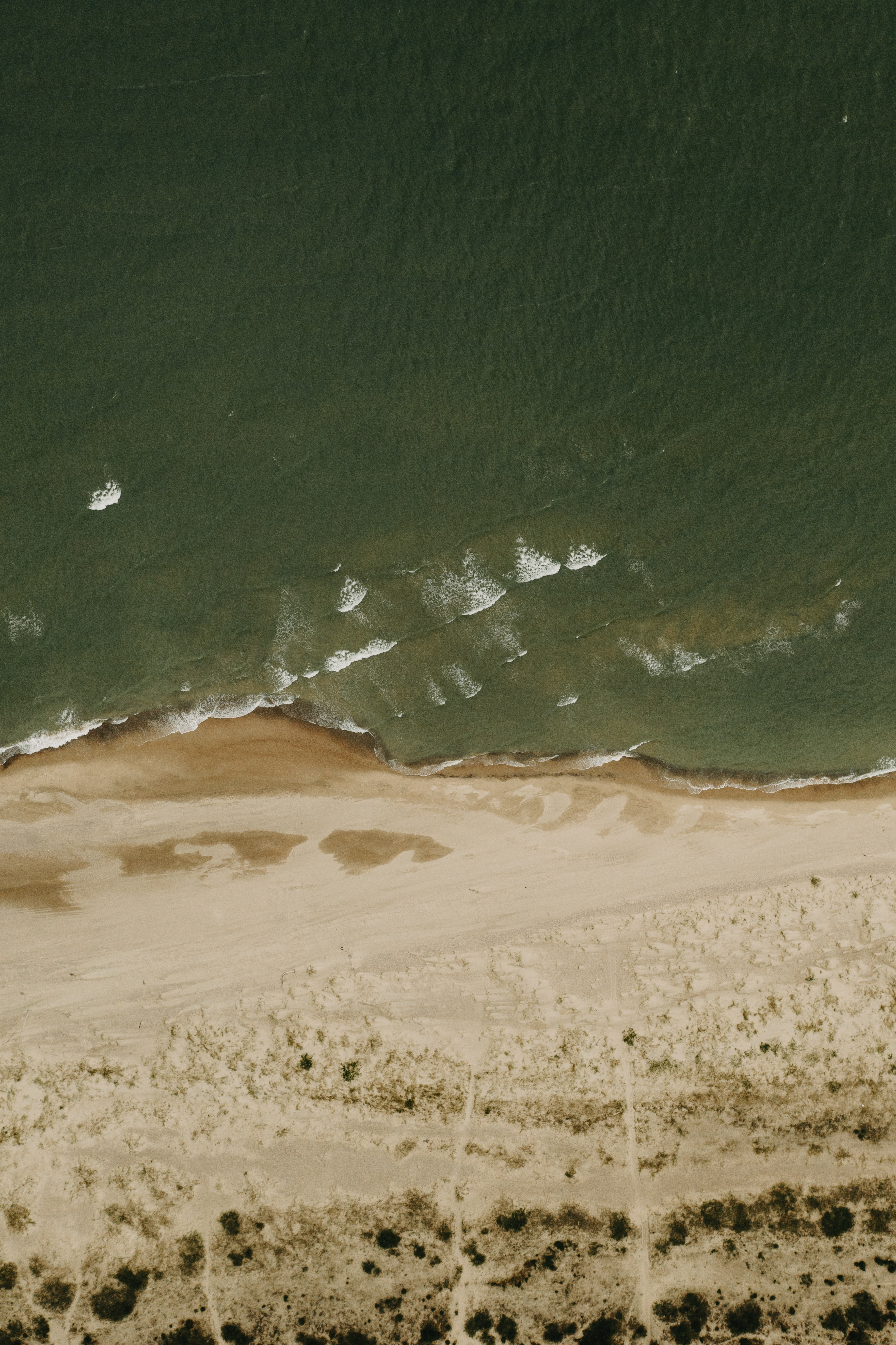 無料モバイル壁紙海, 波, サンド, 上から見る, 自然, ビーチをダウンロードします。
