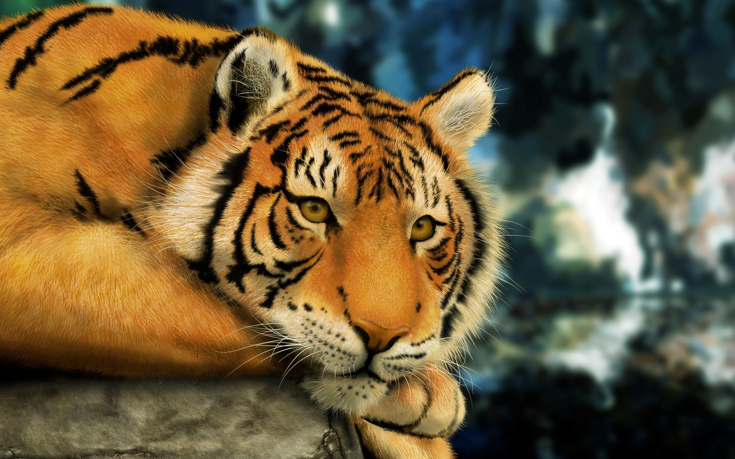 Завантажити шпалери безкоштовно Коти, Тварина, Тигр картинка на робочий стіл ПК