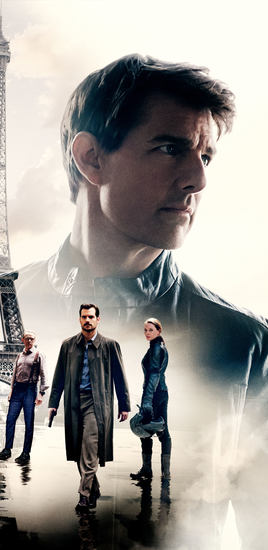 rebecca ferguson, movie, mission: impossible fallout, simon pegg, tom cruise, henry cavill, ilsa faust, ethan hunt, benji dunn, august walker, alan hunley, mission: impossible