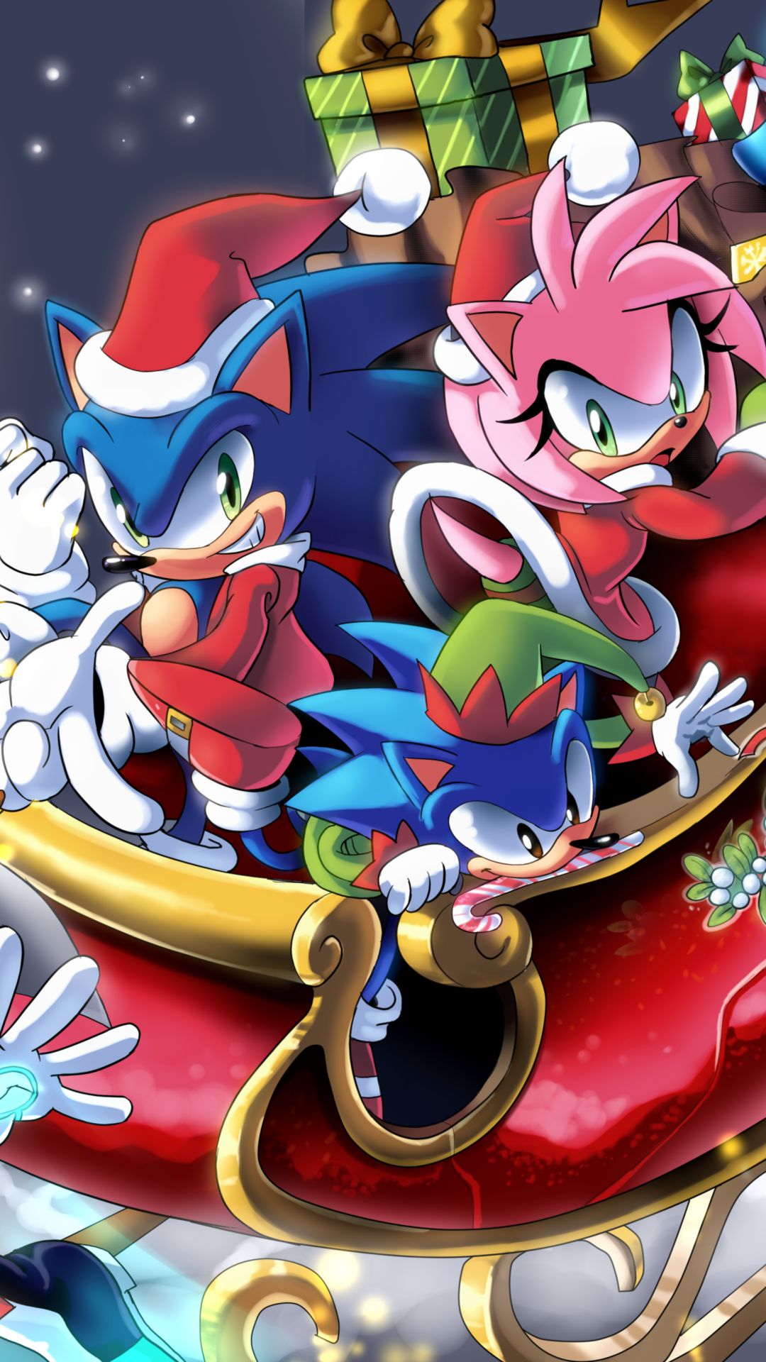 Download mobile wallpaper Video Game, Sonic The Hedgehog, Amy Rose, Classic Sonic, Sonic for free.