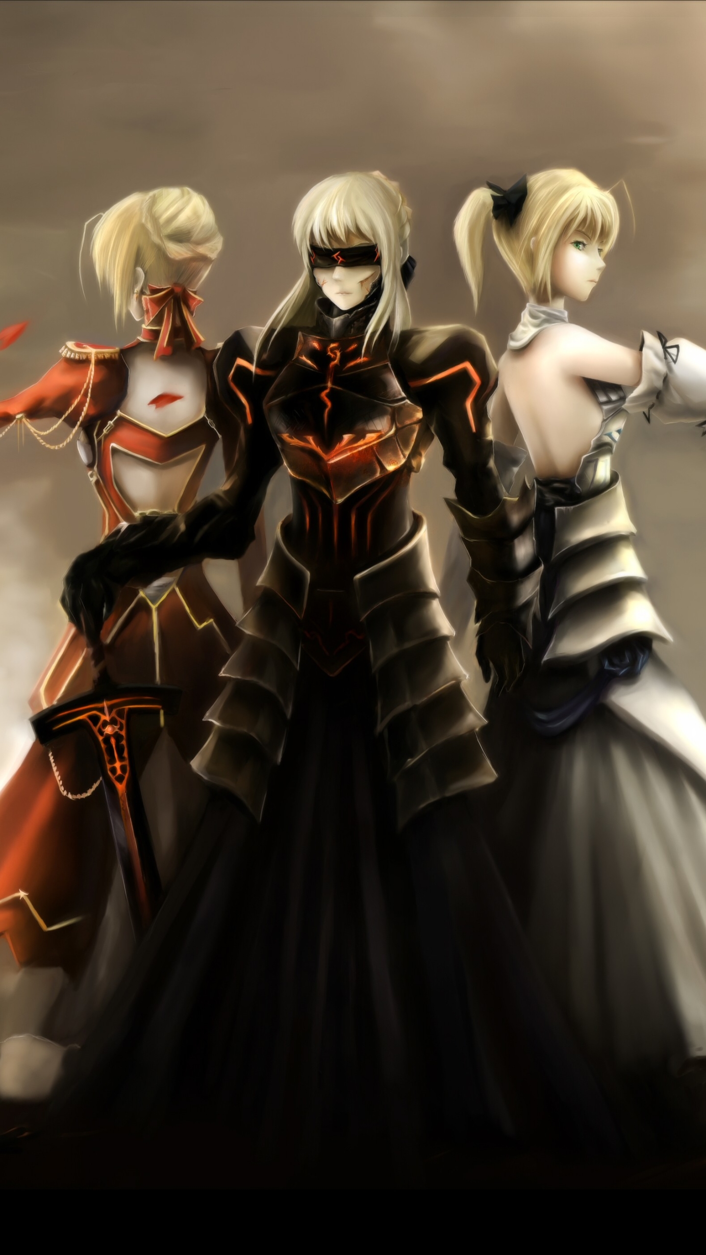 Free download wallpaper Anime, Fate/stay Night, Saber Lily, Saber Alter, Red Saber, Fate Series on your PC desktop