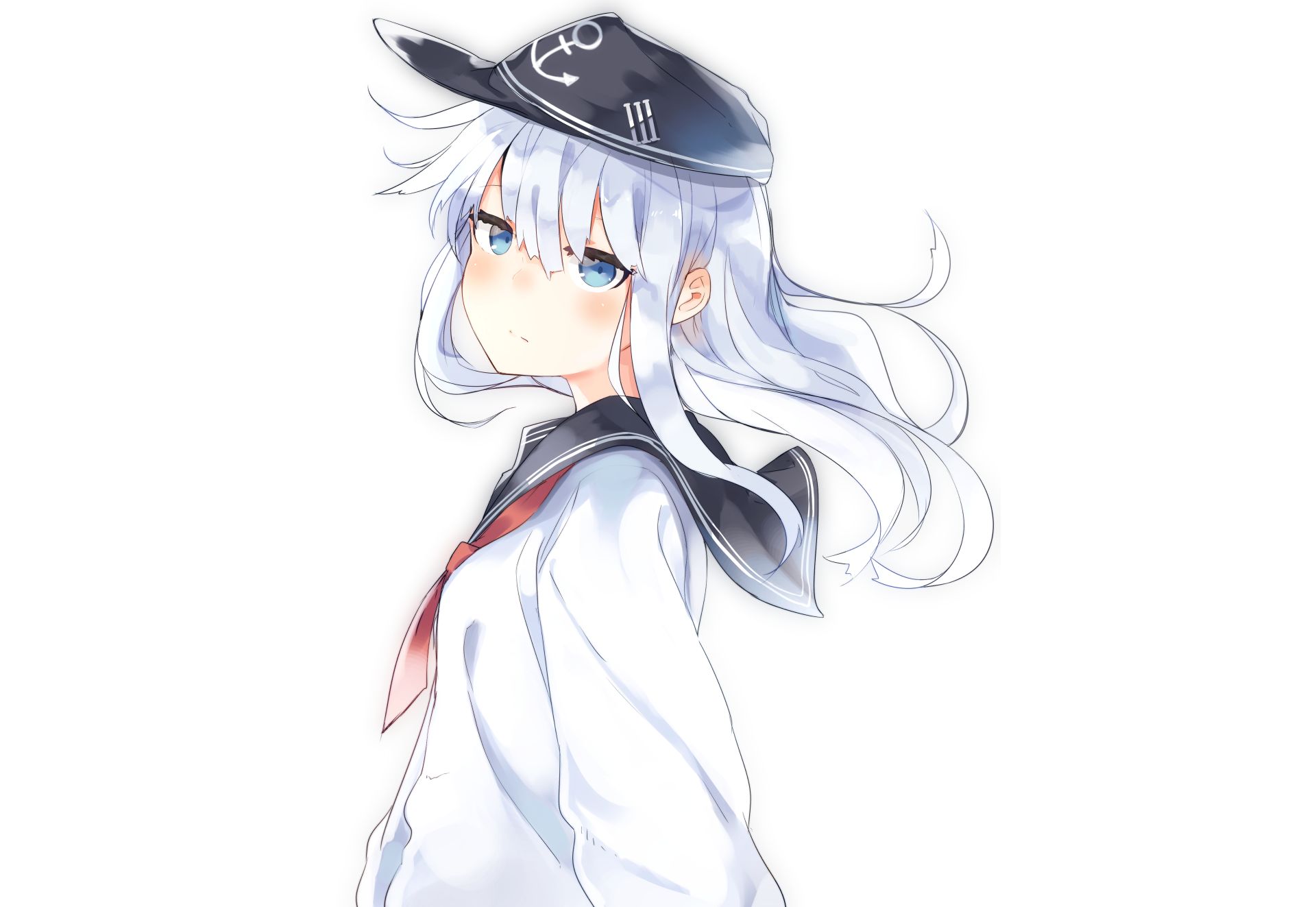 Free download wallpaper Anime, Kantai Collection, Hibiki (Kancolle) on your PC desktop