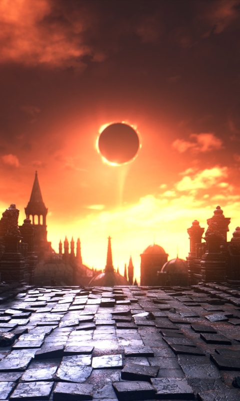 Download mobile wallpaper Eclipse, Video Game, Dark Souls, Dark Souls Iii for free.