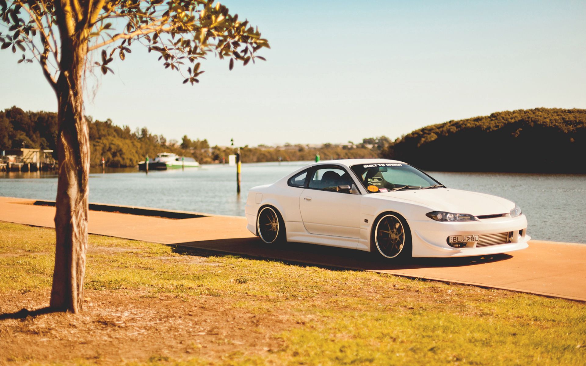 nissan, tuning, cars, coupe, compartment, s15, embankment, quay, nissan silvia