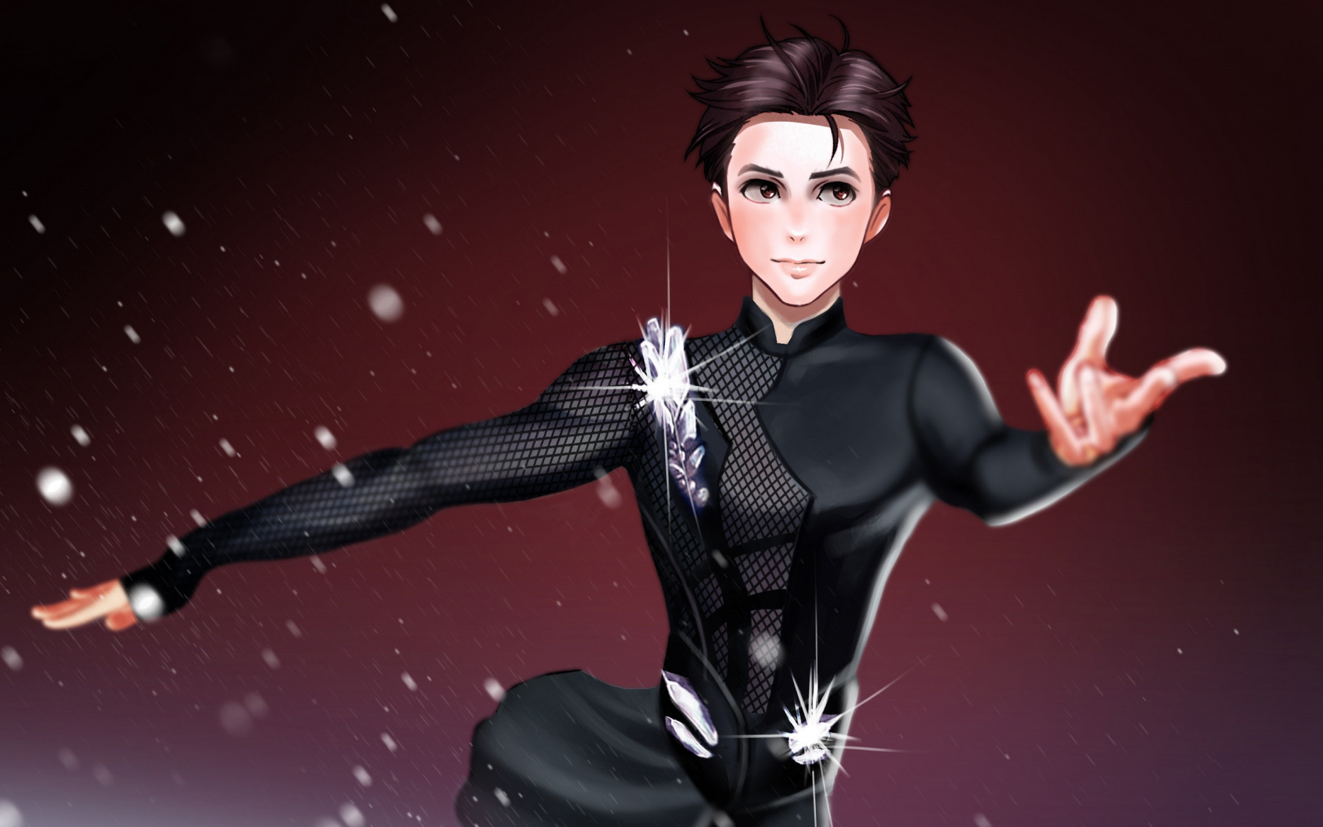 Free download wallpaper Anime, Yuri!!! On Ice on your PC desktop