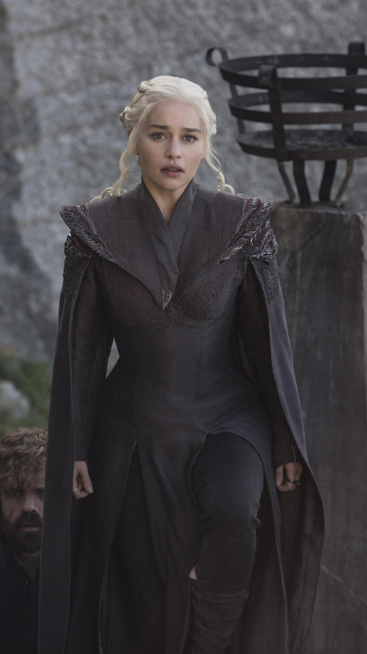 Download mobile wallpaper Game Of Thrones, Tv Show, Daenerys Targaryen, Emilia Clarke for free.