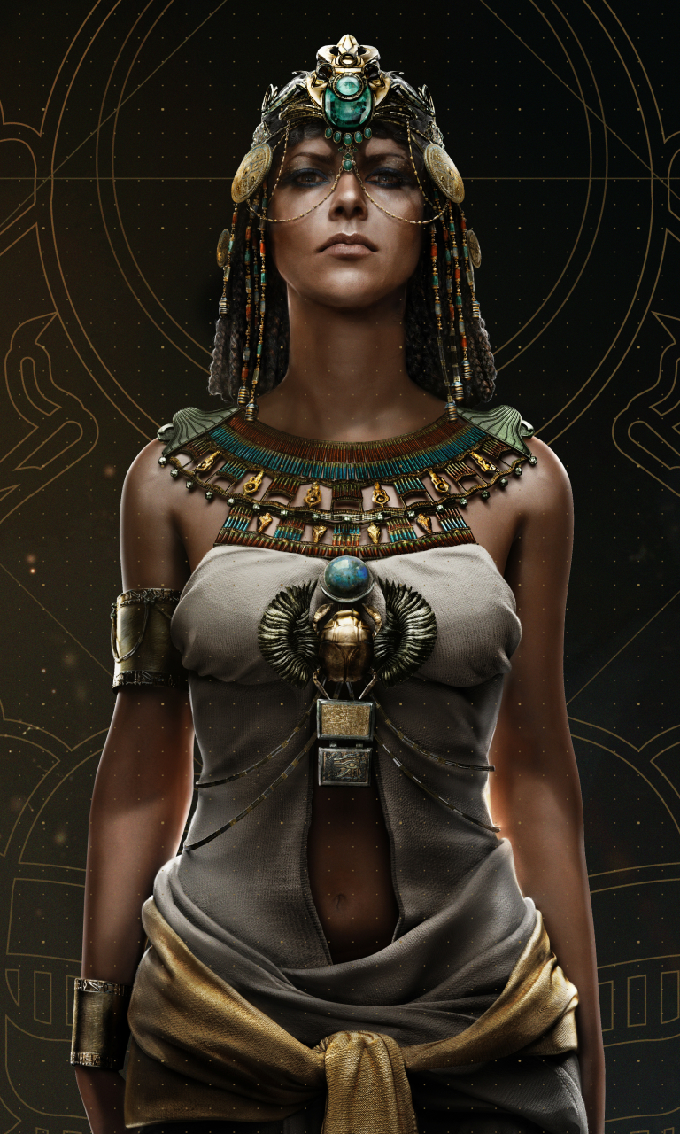 assassin's creed, video game, assassin's creed origins, cleopatra