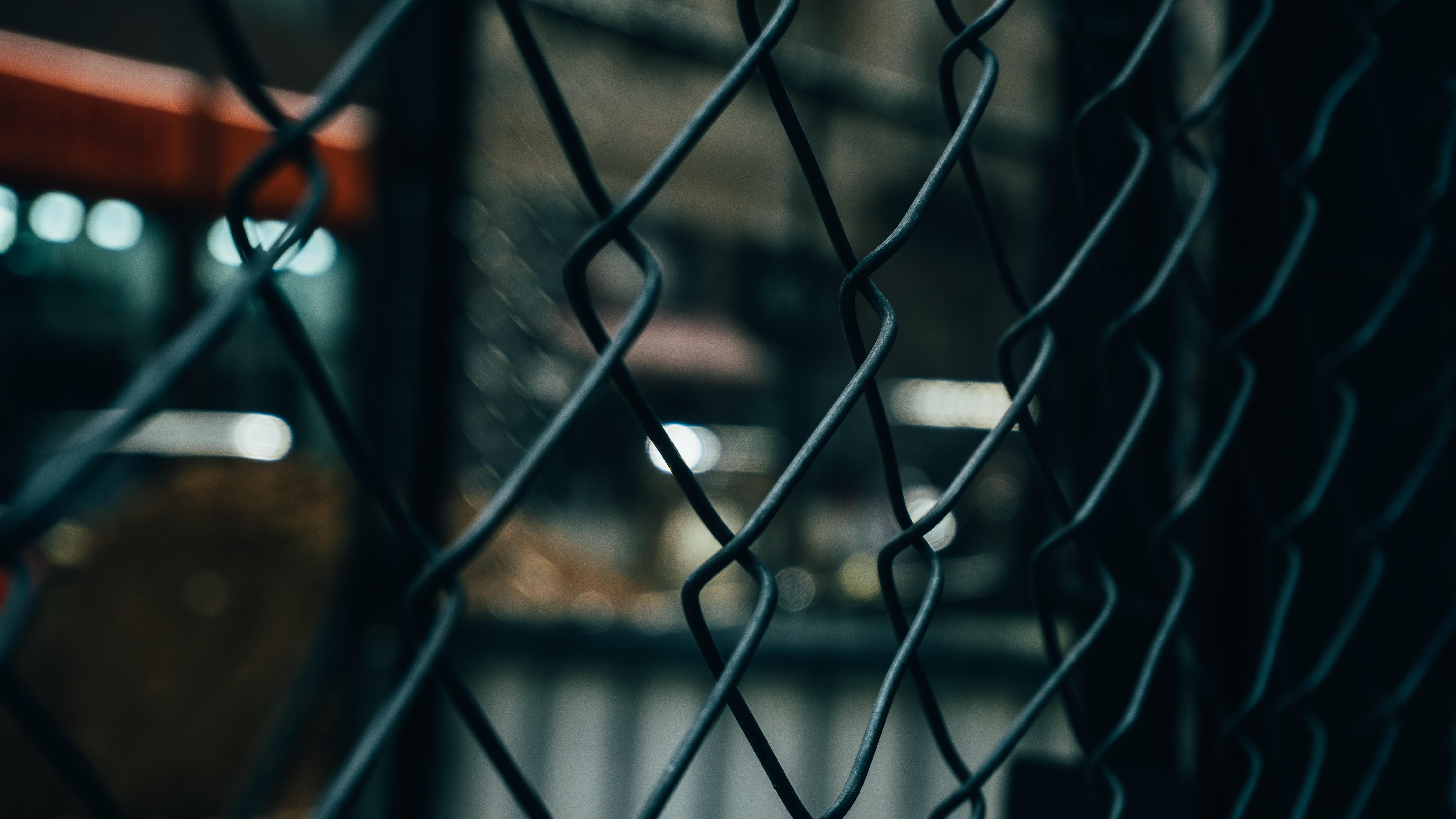 fence, miscellanea, miscellaneous, blur, smooth, metal grill, grille Full HD