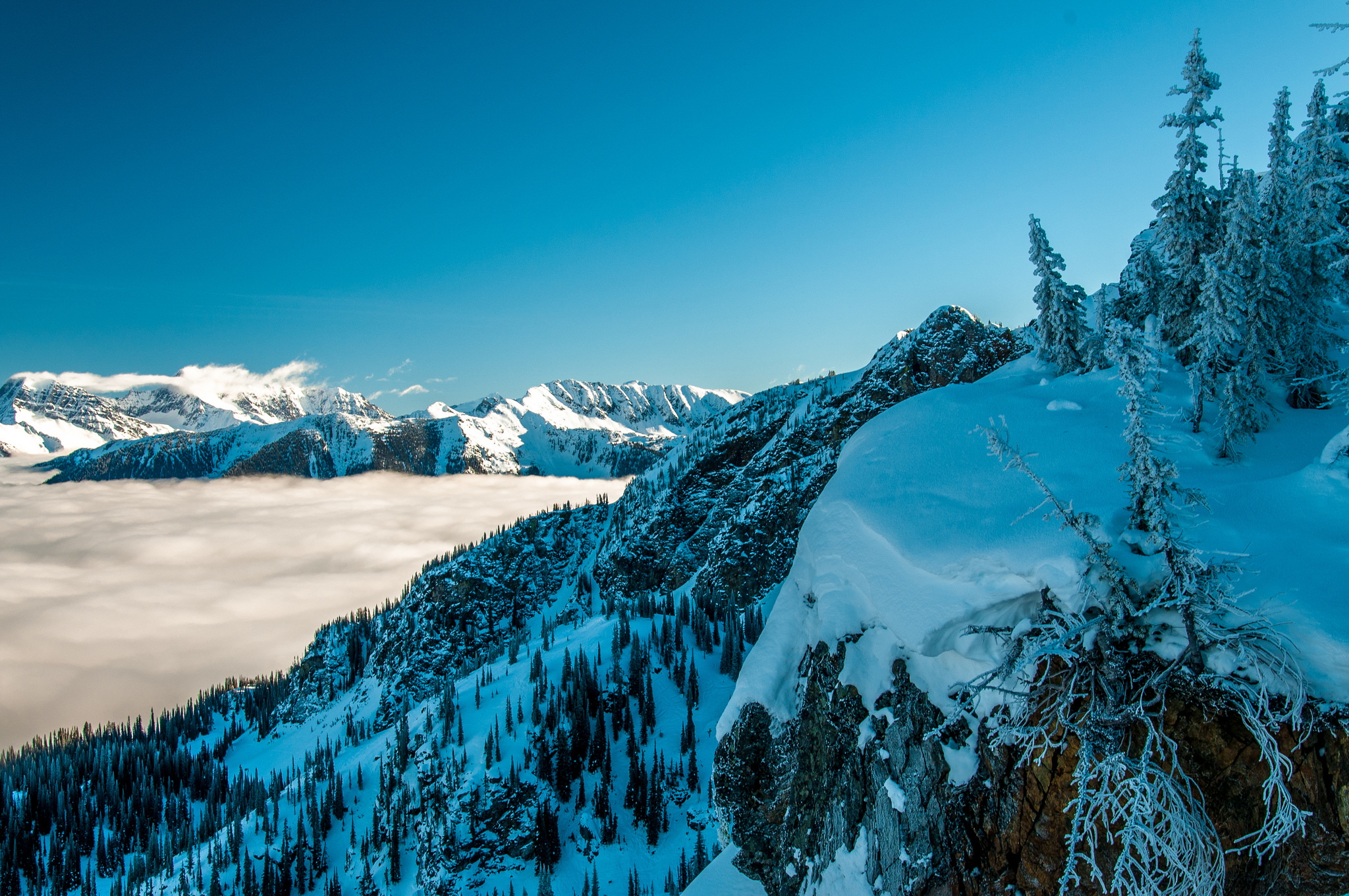 Descarga gratis la imagen Invierno, Montañas, Montaña, Tierra/naturaleza en el escritorio de tu PC