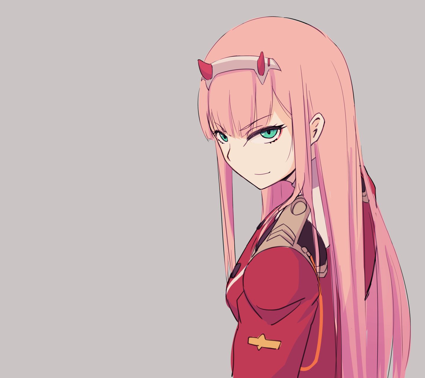 Download mobile wallpaper Anime, Green Eyes, Pink Hair, Long Hair, Darling In The Franxx, Zero Two (Darling In The Franxx) for free.